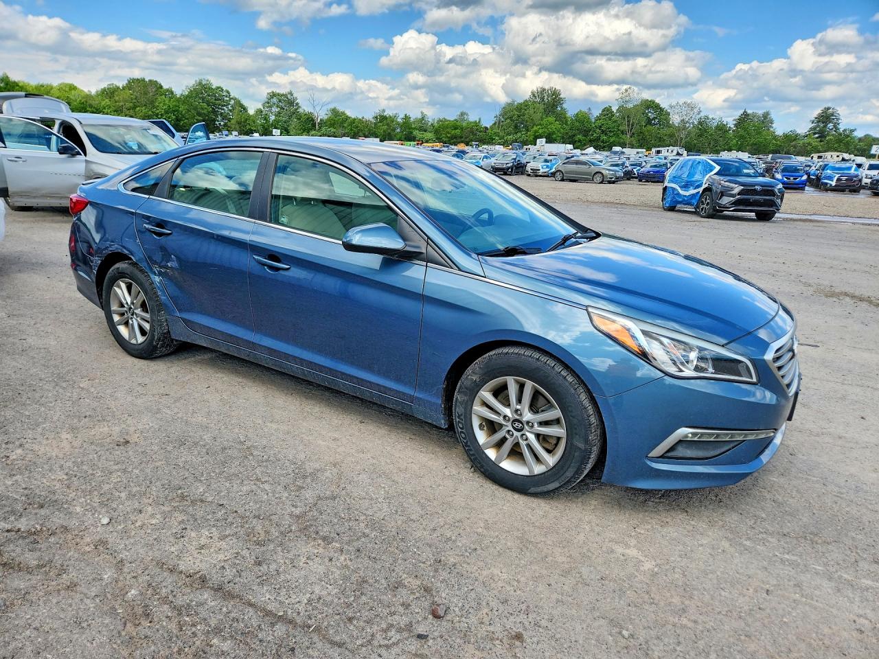 2015 Hyundai Sonata Se Blue vin: 5NPE24AF7FH215476