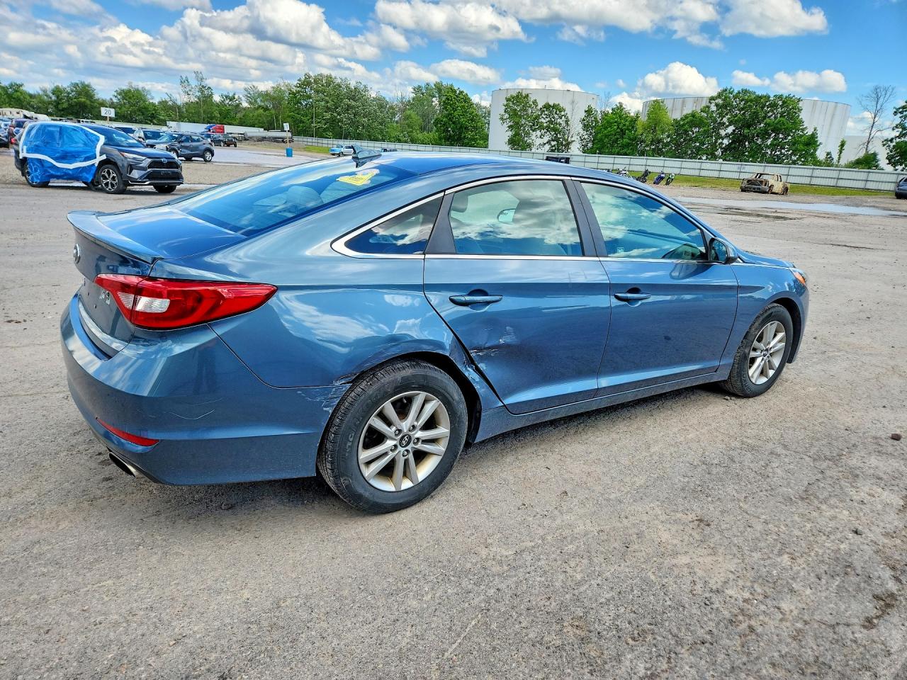 2015 Hyundai Sonata Se Blue vin: 5NPE24AF7FH215476