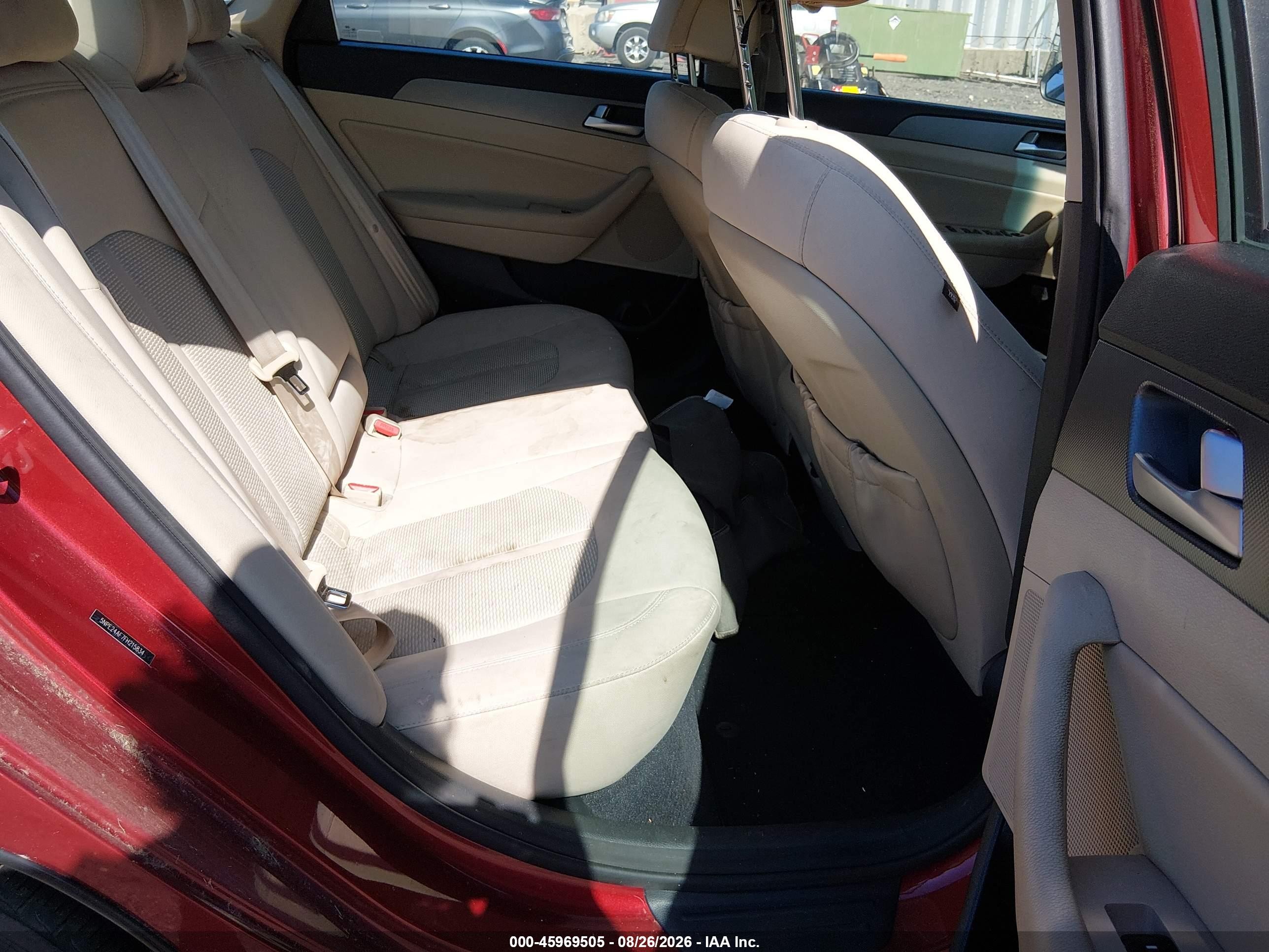 2015 Hyundai Sonata Se Red vin: 5NPE24AF7FH215834