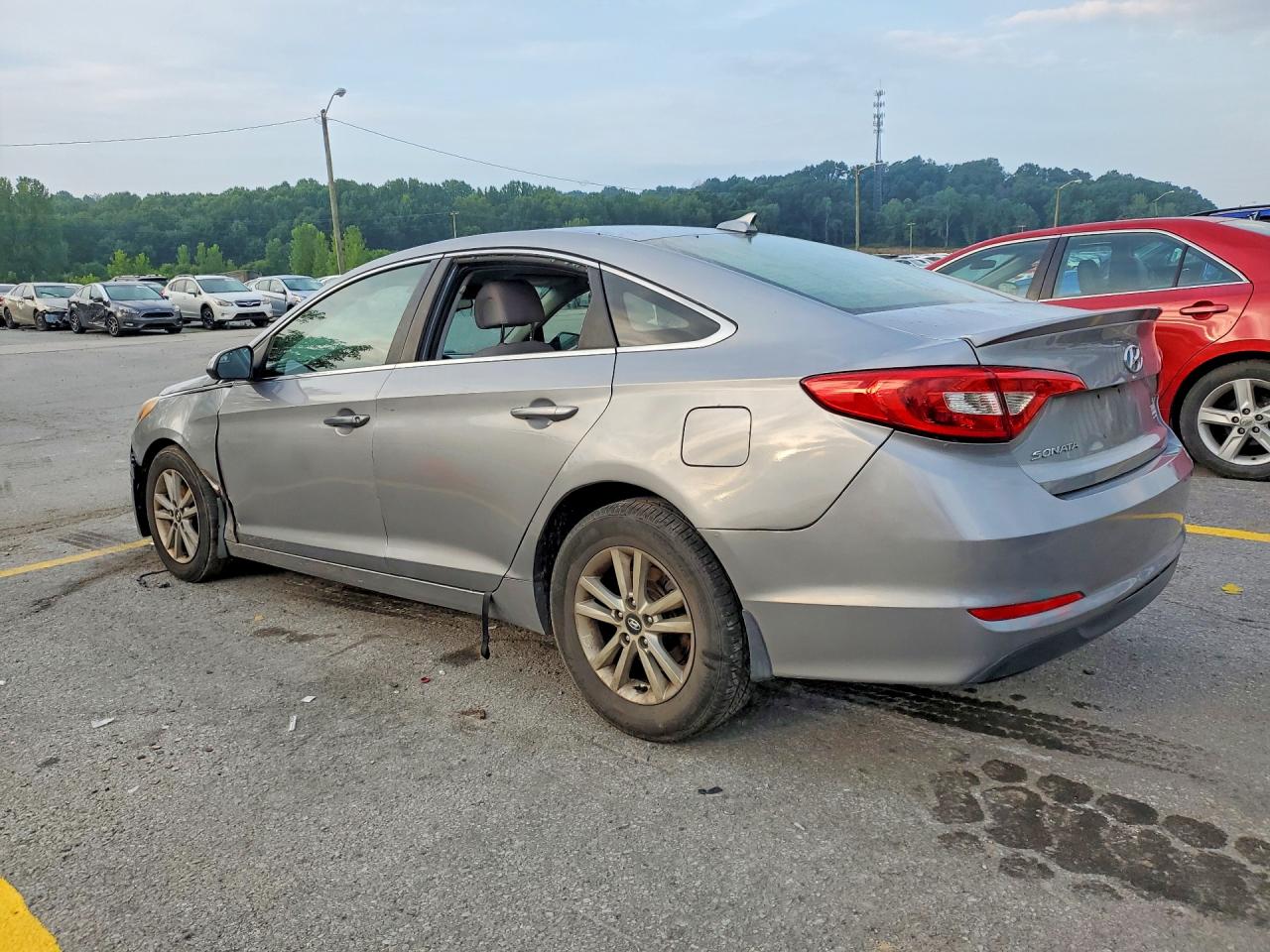 2015 Hyundai Sonata Se Silver vin: 5NPE24AF7FH222797