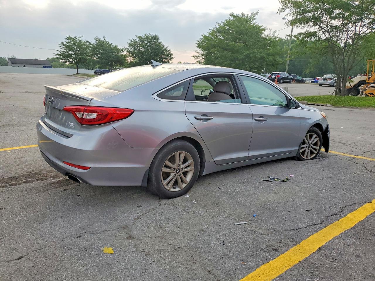 2015 Hyundai Sonata Se Silver vin: 5NPE24AF7FH222797