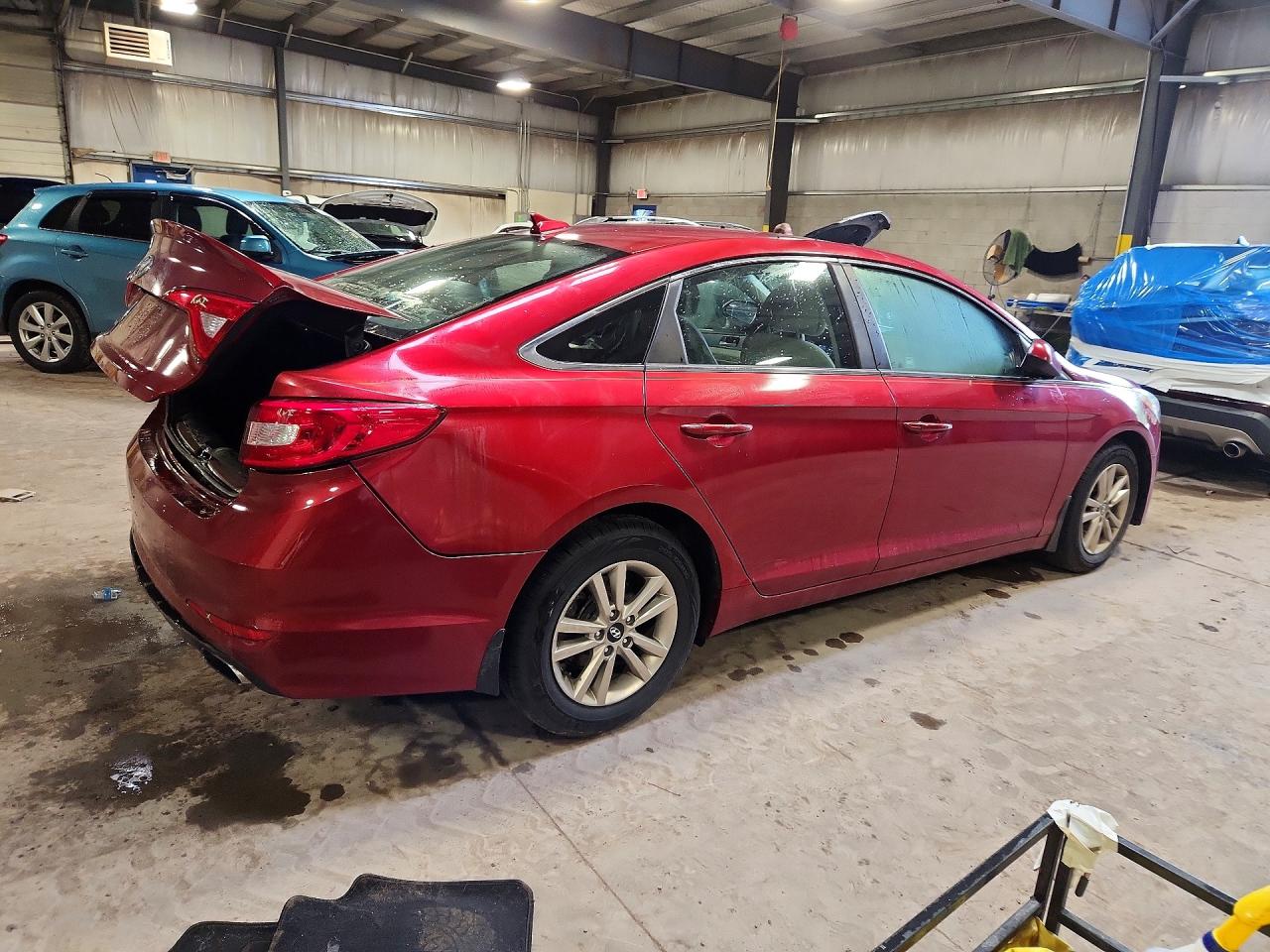 2015 Hyundai Sonata Se Red vin: 5NPE24AF7FH235162