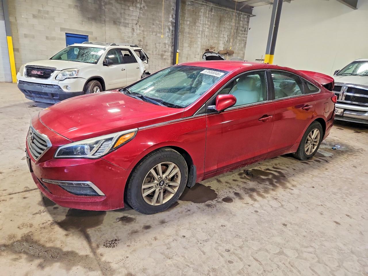 2015 Hyundai Sonata Se Red vin: 5NPE24AF7FH235162