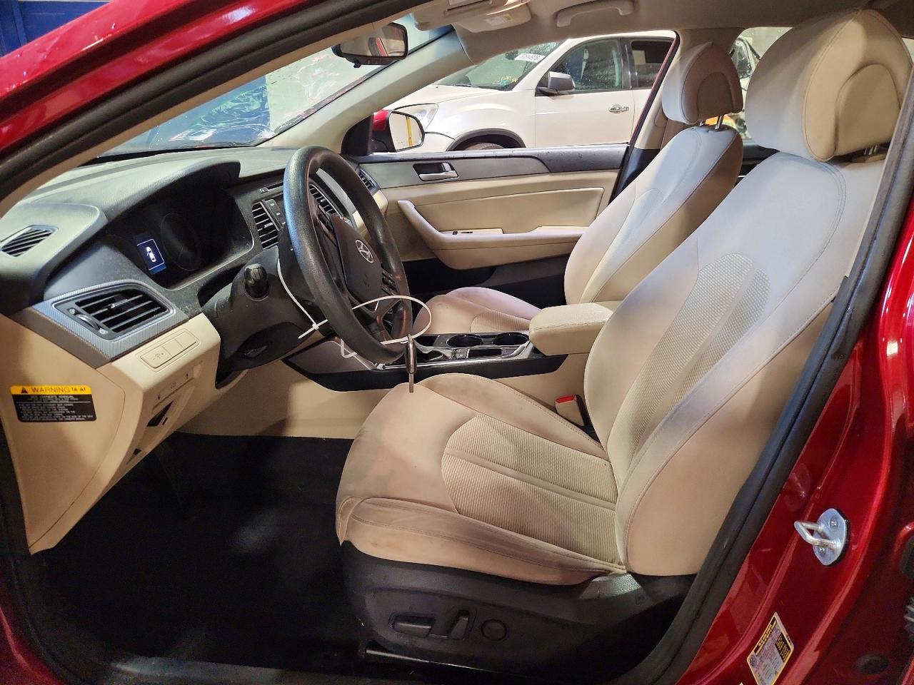 2015 Hyundai Sonata Se Red vin: 5NPE24AF7FH235162