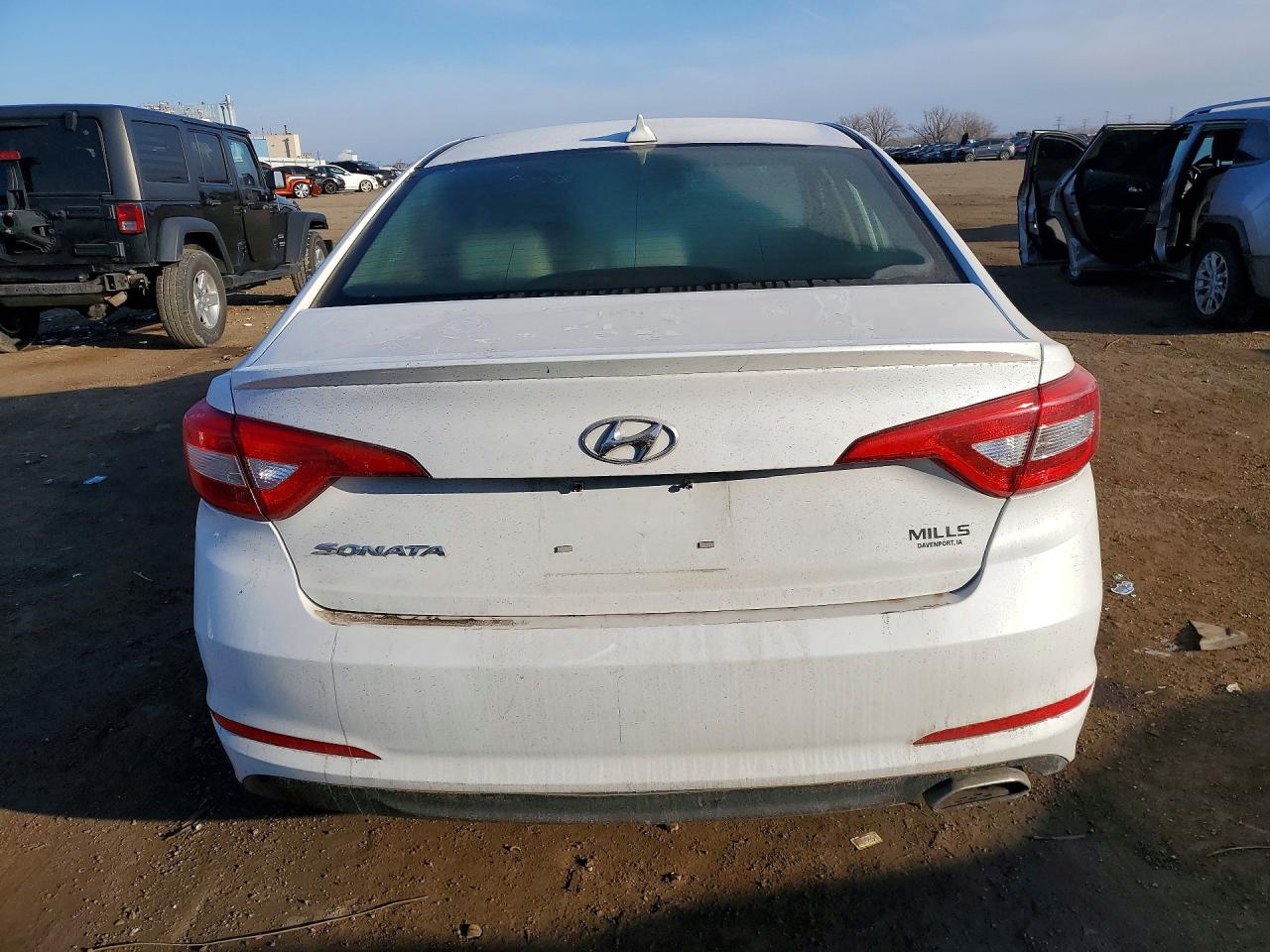 2015 Hyundai Sonata Se White vin: 5NPE24AF7FH235677