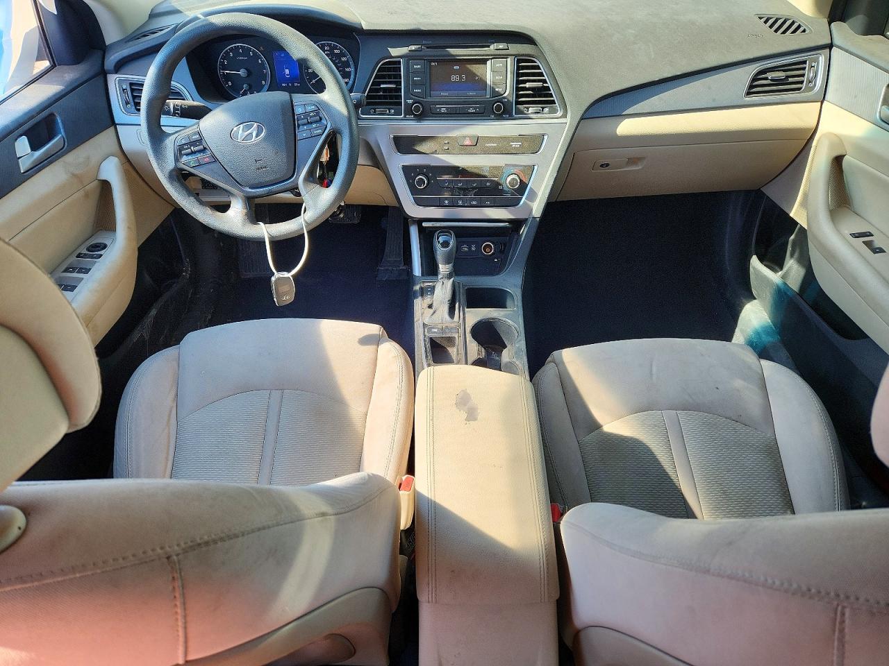 2015 Hyundai Sonata Se White vin: 5NPE24AF7FH235677