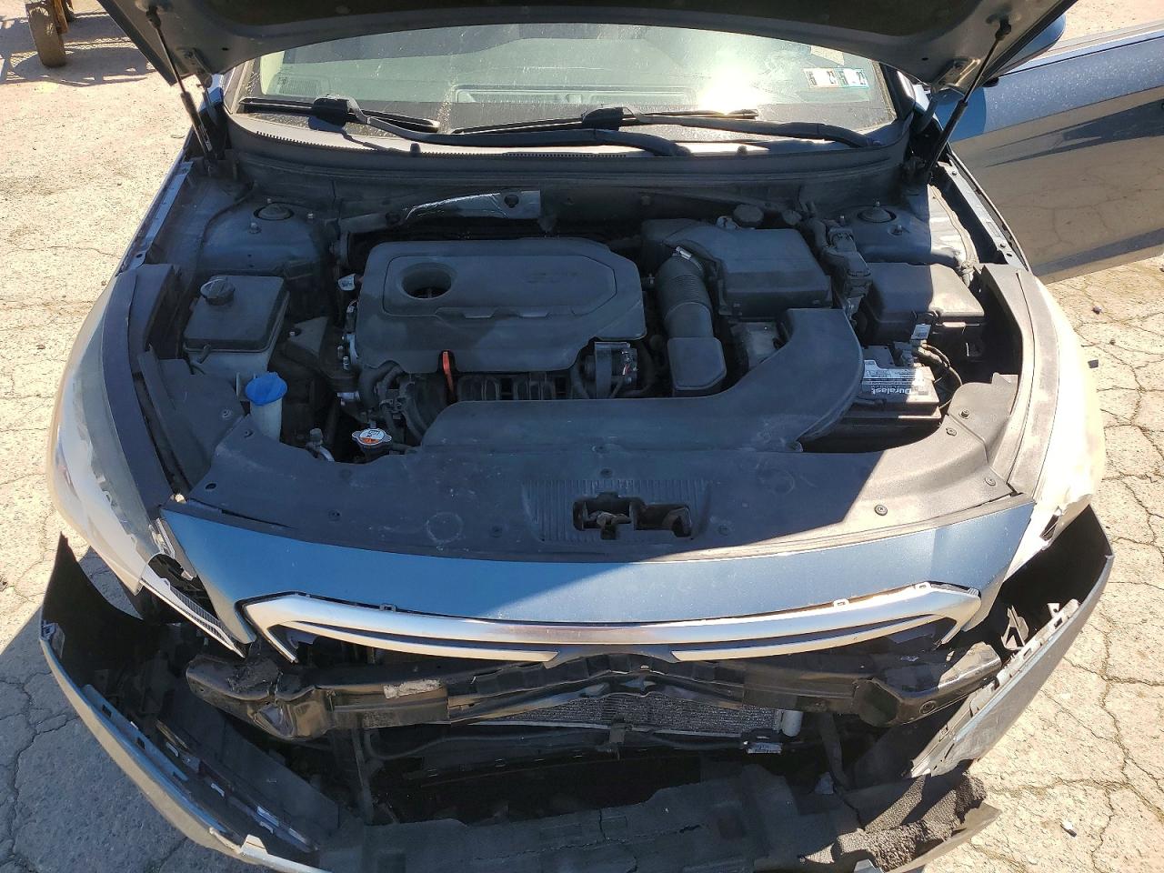 2015 Hyundai Sonata Se Синий vin: 5NPE24AF7FH236568