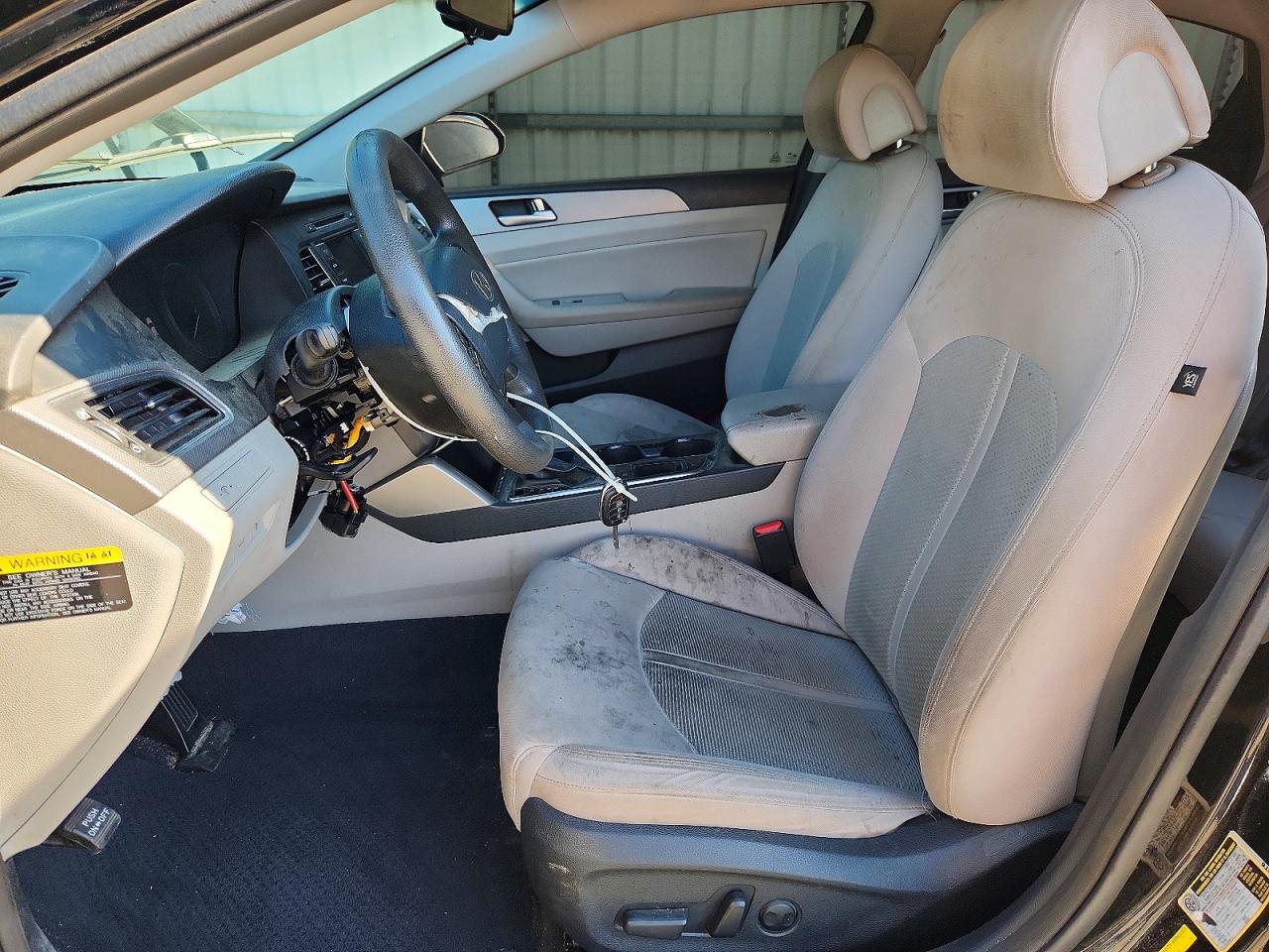 2015 Hyundai Sonata Se Black vin: 5NPE24AF7FH237297