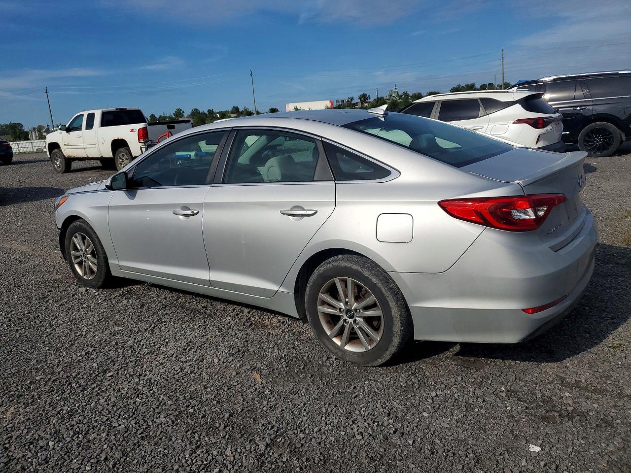 2015 Hyundai Sonata Se Silver vin: 5NPE24AF7FH237932