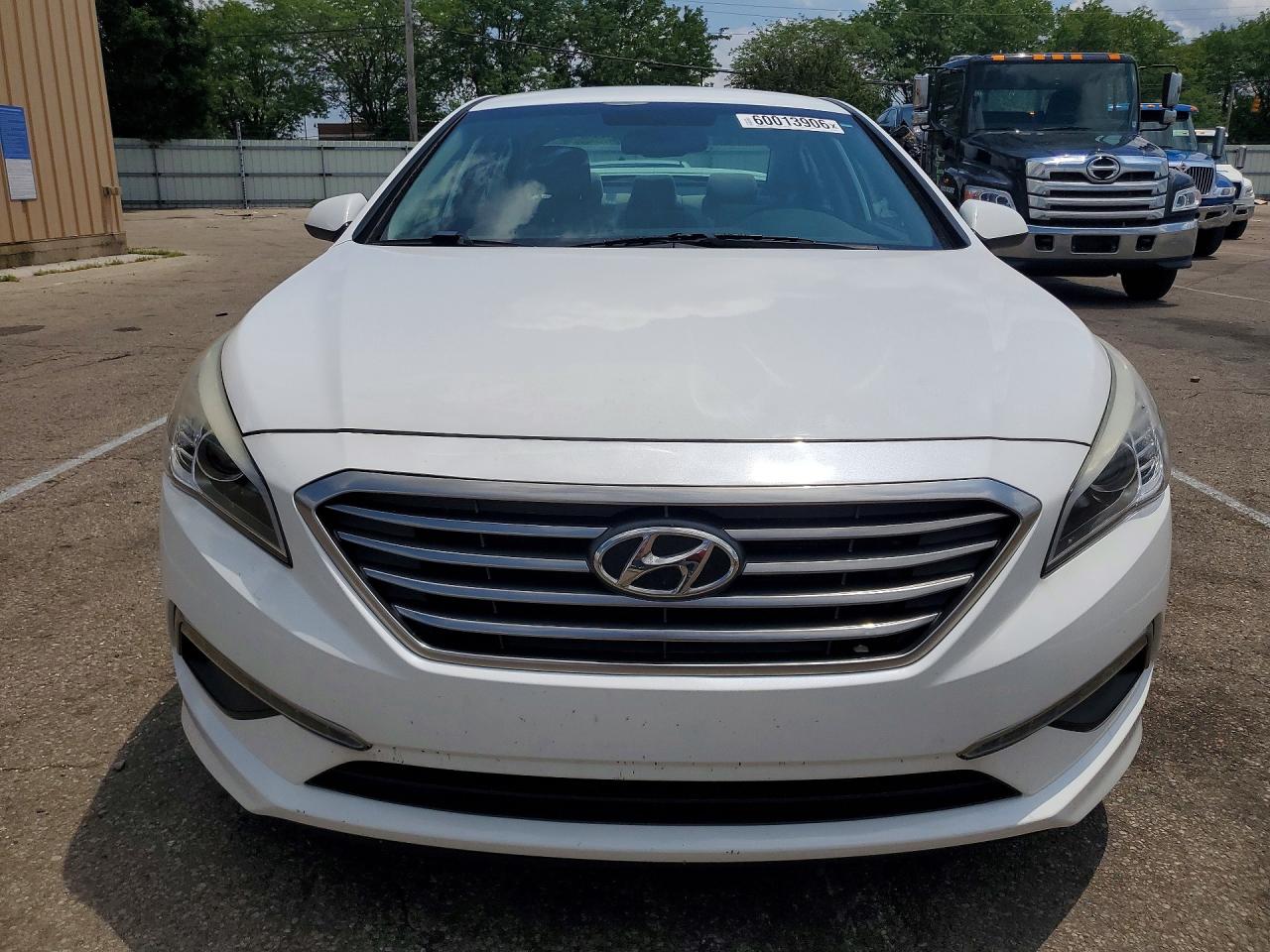 2015 Hyundai Sonata Se White vin: 5NPE24AF7FH247666