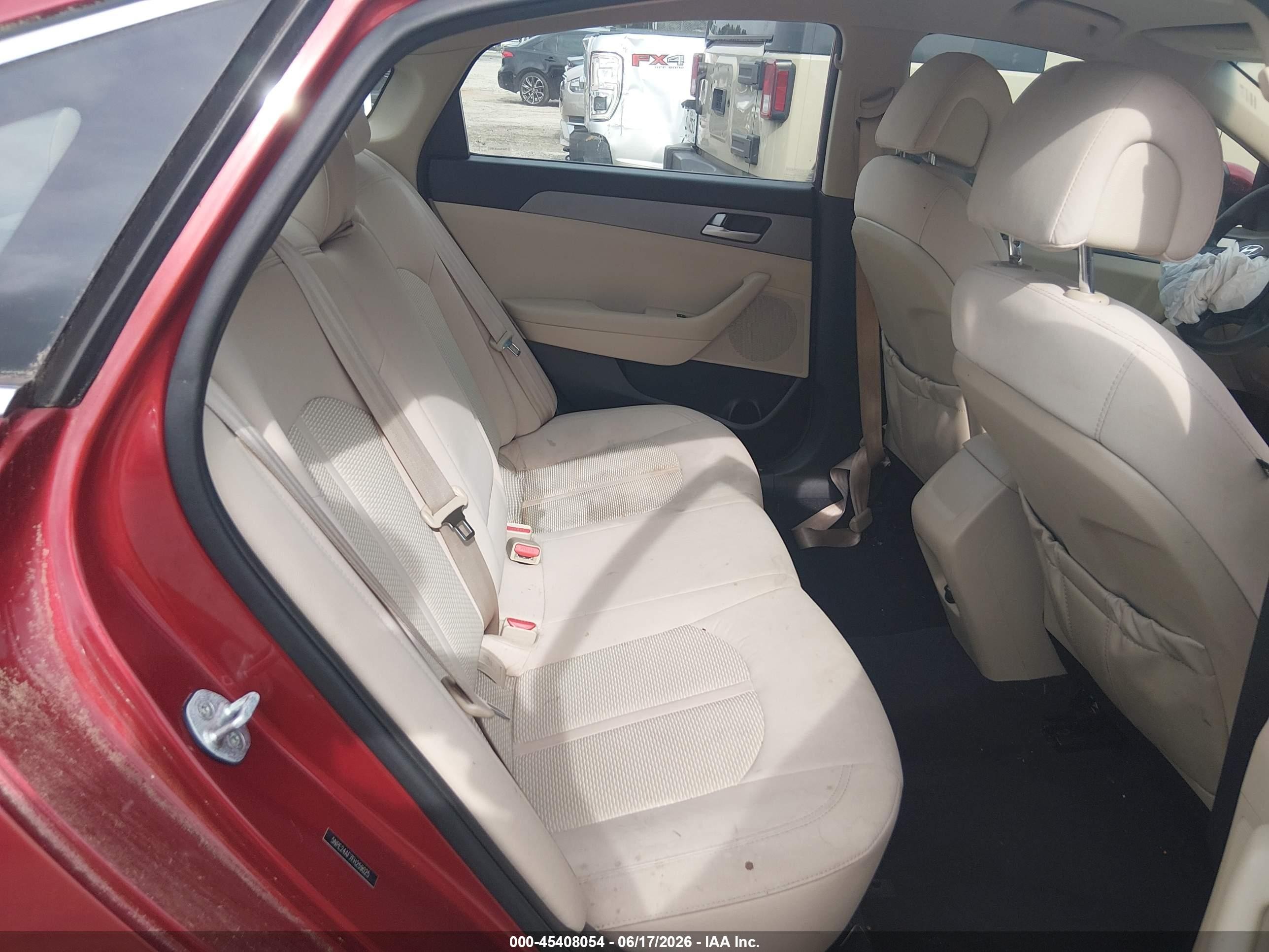 2015 Hyundai Sonata Se Maroon vin: 5NPE24AF7FH259025