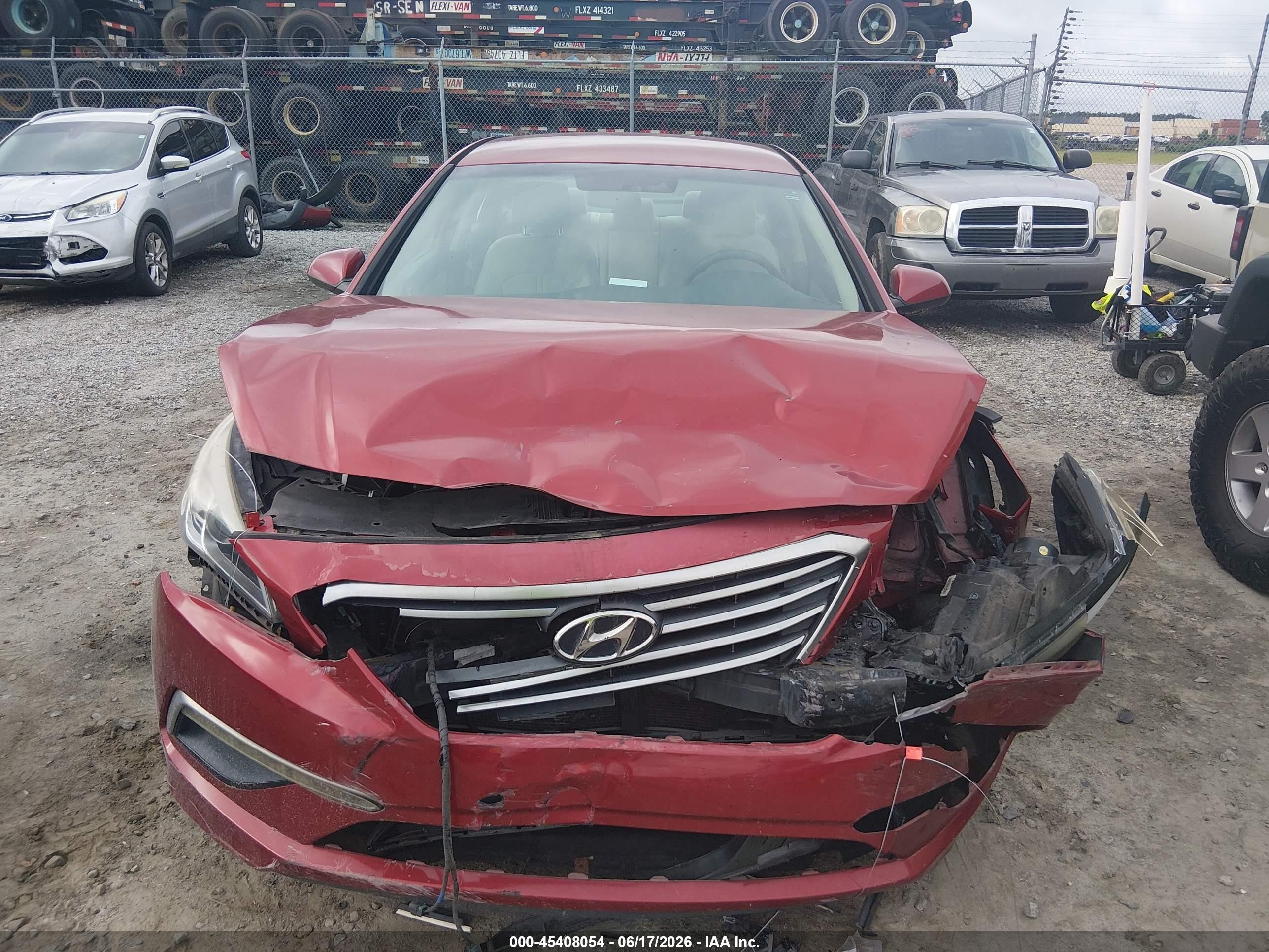 2015 Hyundai Sonata Se Maroon vin: 5NPE24AF7FH259025