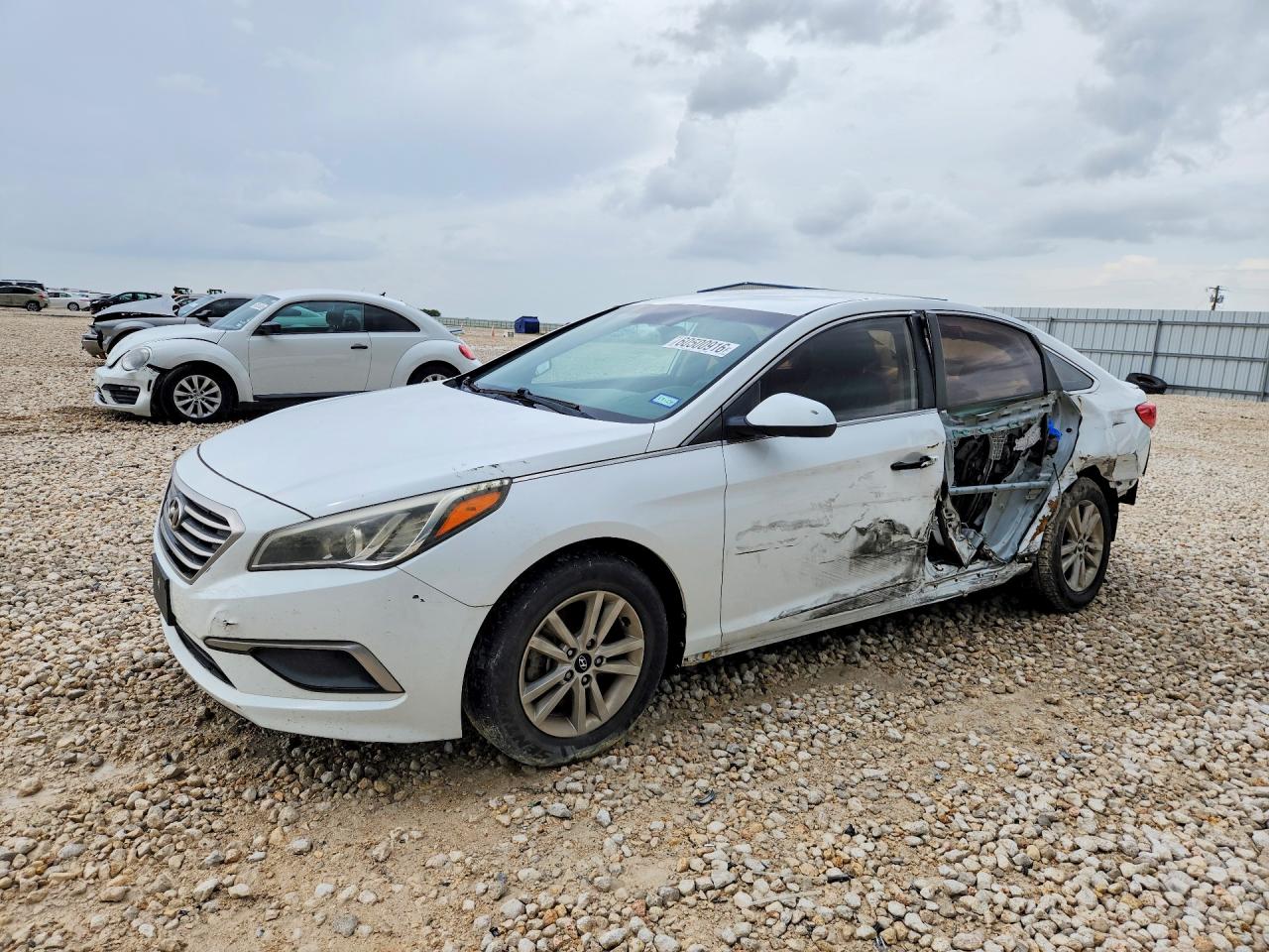 2016 Hyundai Sonata Se White vin: 5NPE24AF7GH273900