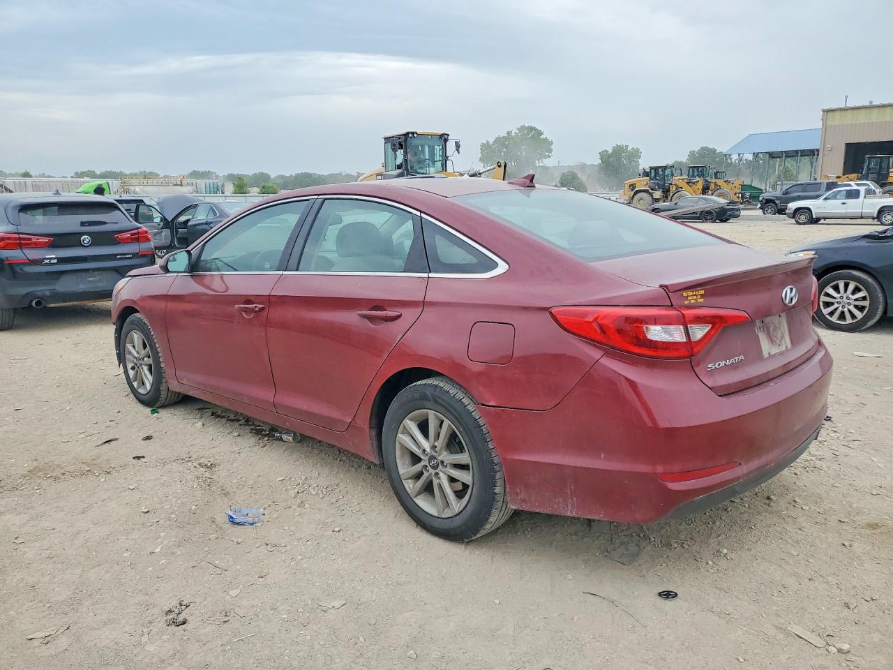 2016 Hyundai Sonata Se Burgundy vin: 5NPE24AF7GH275694