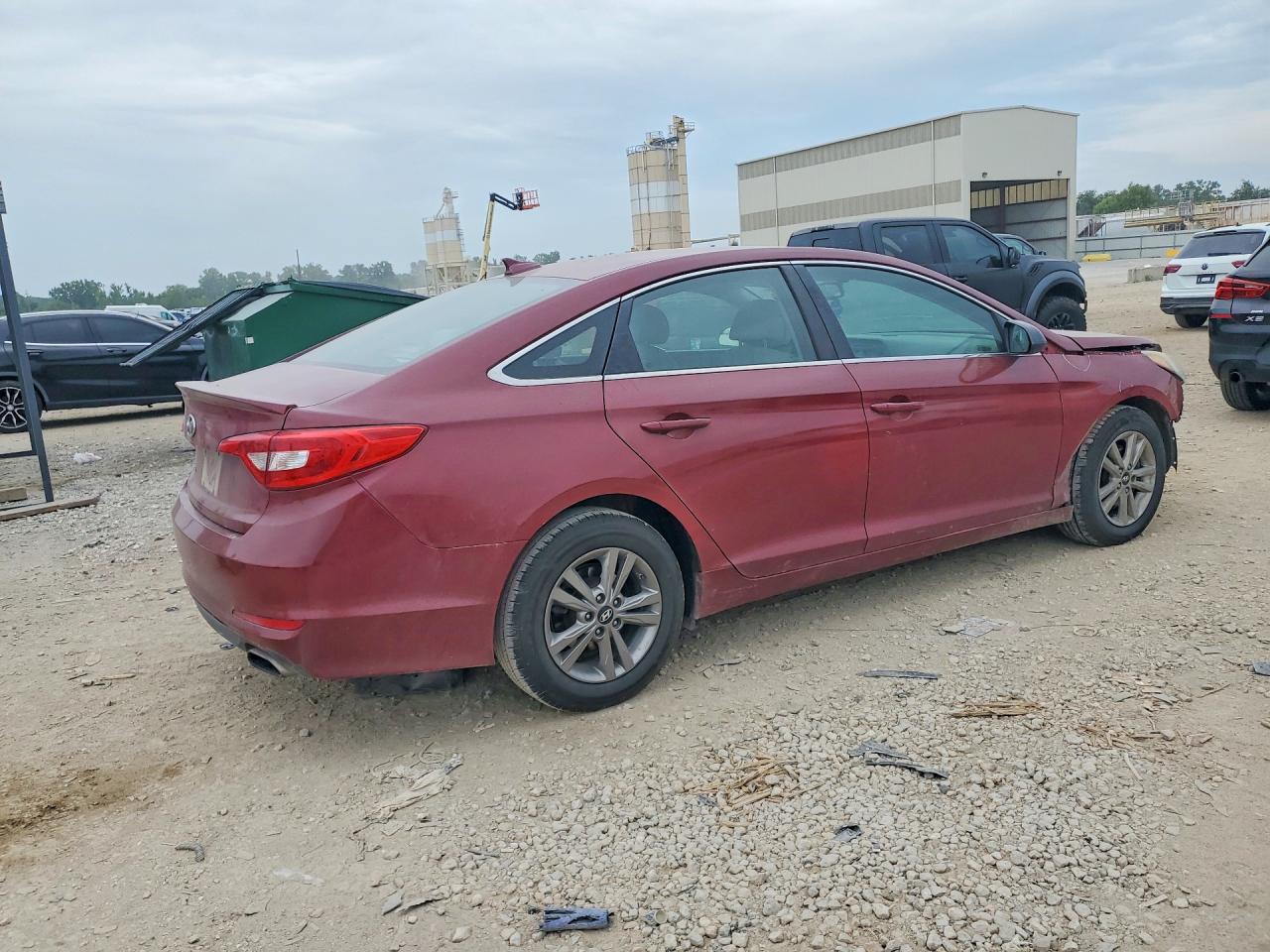 2016 Hyundai Sonata Se Burgundy vin: 5NPE24AF7GH275694