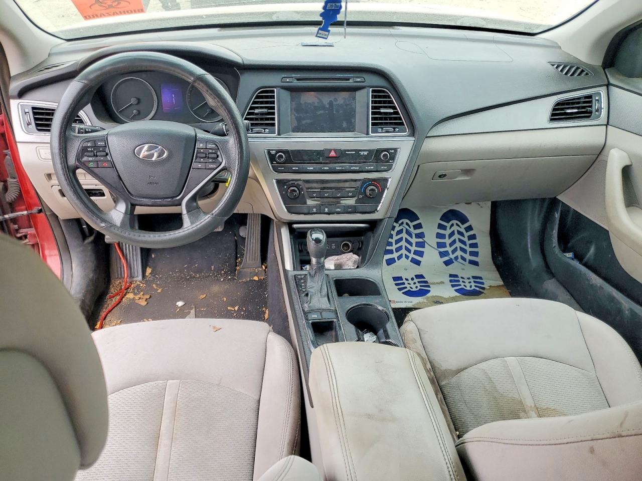 2016 Hyundai Sonata Se Burgundy vin: 5NPE24AF7GH275694