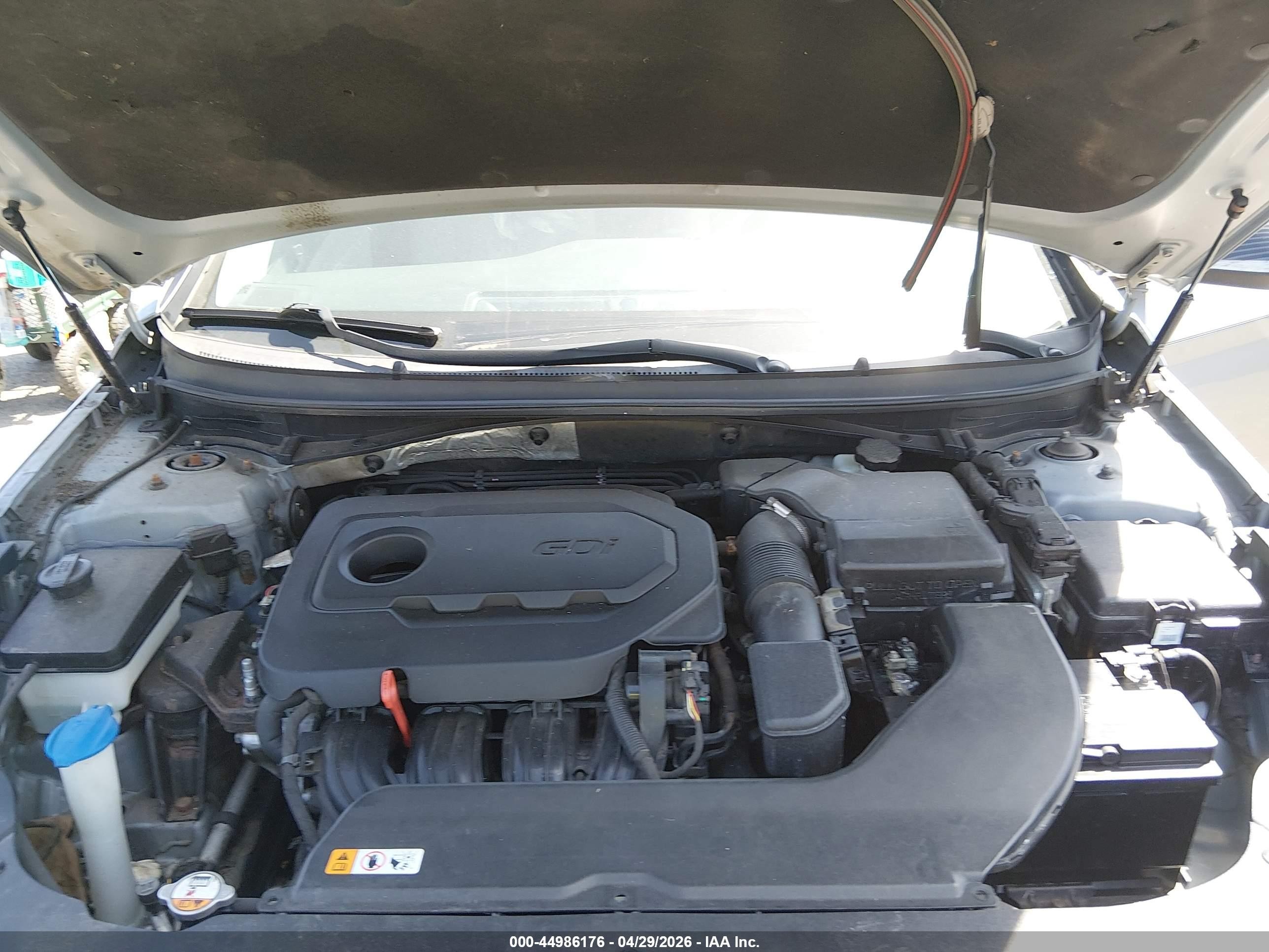 2016 Hyundai Sonata Se Серый vin: 5NPE24AF7GH297226