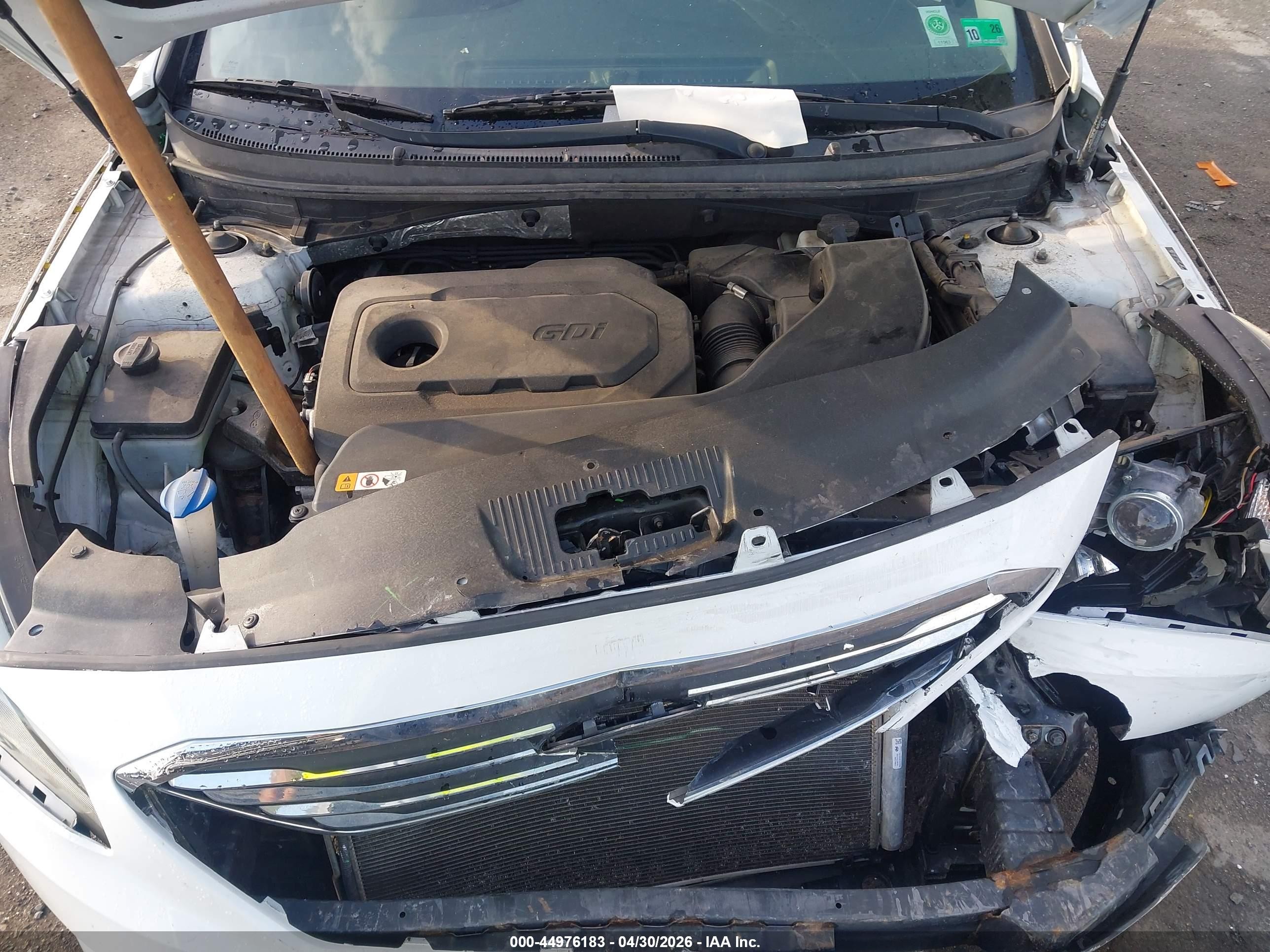 2016 Hyundai Sonata Se White vin: 5NPE24AF7GH301906