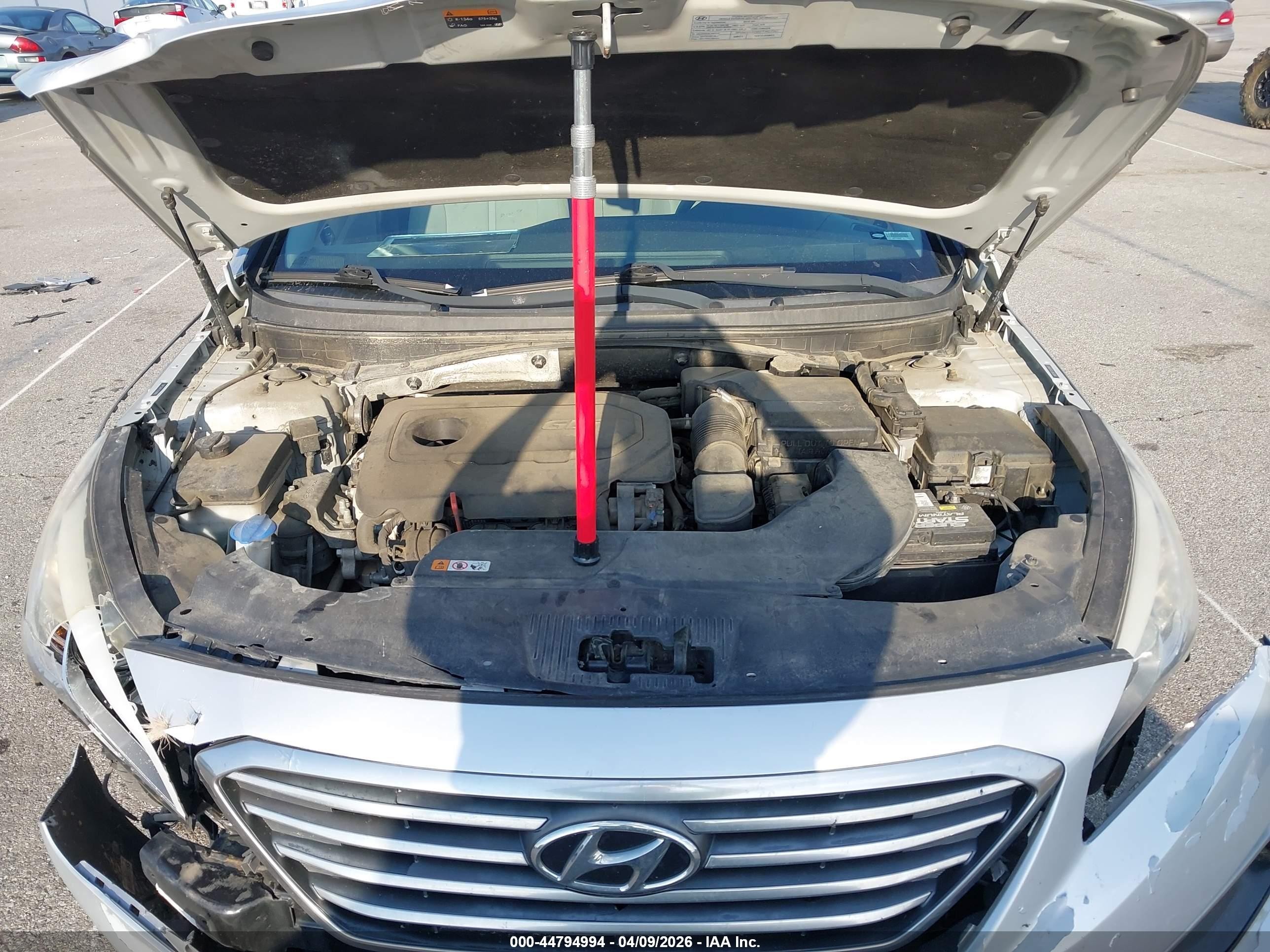 2016 Hyundai Sonata Se Silver vin: 5NPE24AF7GH368666
