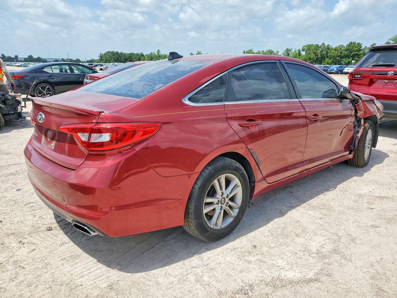 2016 Hyundai Sonata Se Red vin: 5NPE24AF7GH378176