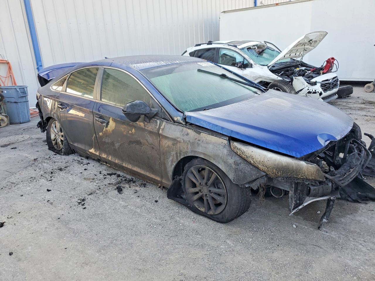 2016 Hyundai Sonata Se Синий vin: 5NPE24AF7GH381160