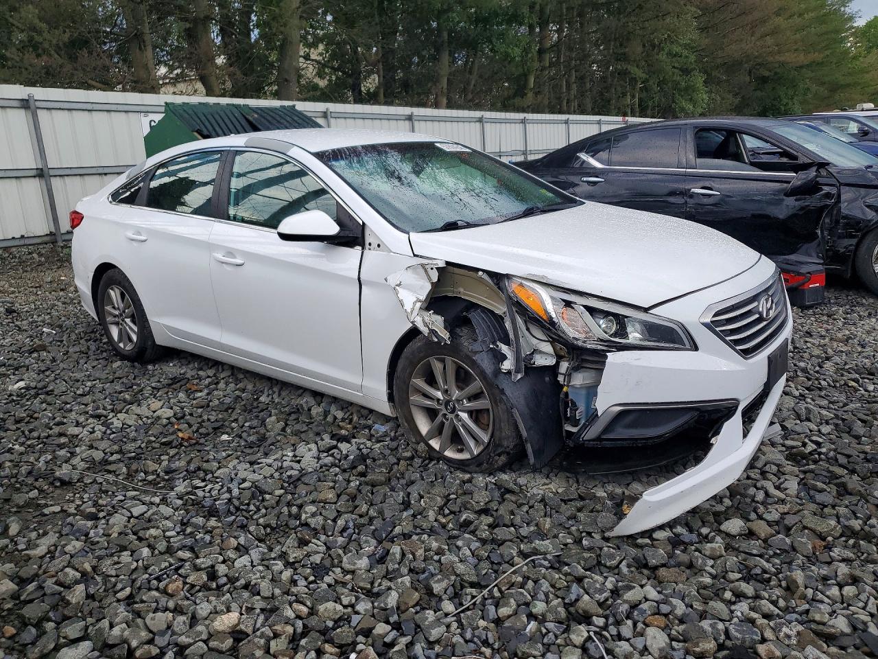 2016 Hyundai Sonata Se White vin: 5NPE24AF7GH404016