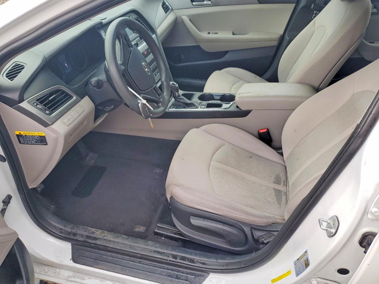 2016 Hyundai Sonata Se White vin: 5NPE24AF7GH404016