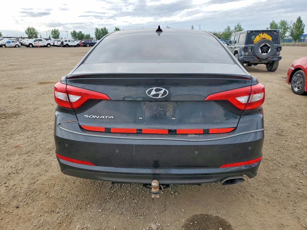 2016 Hyundai Sonata Se Black vin: 5NPE24AF7GH415159