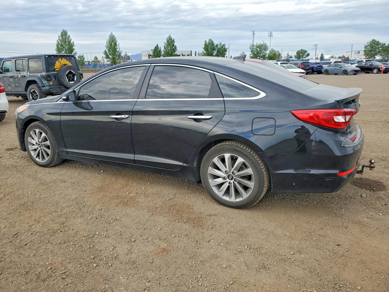 2016 Hyundai Sonata Se Black vin: 5NPE24AF7GH415159