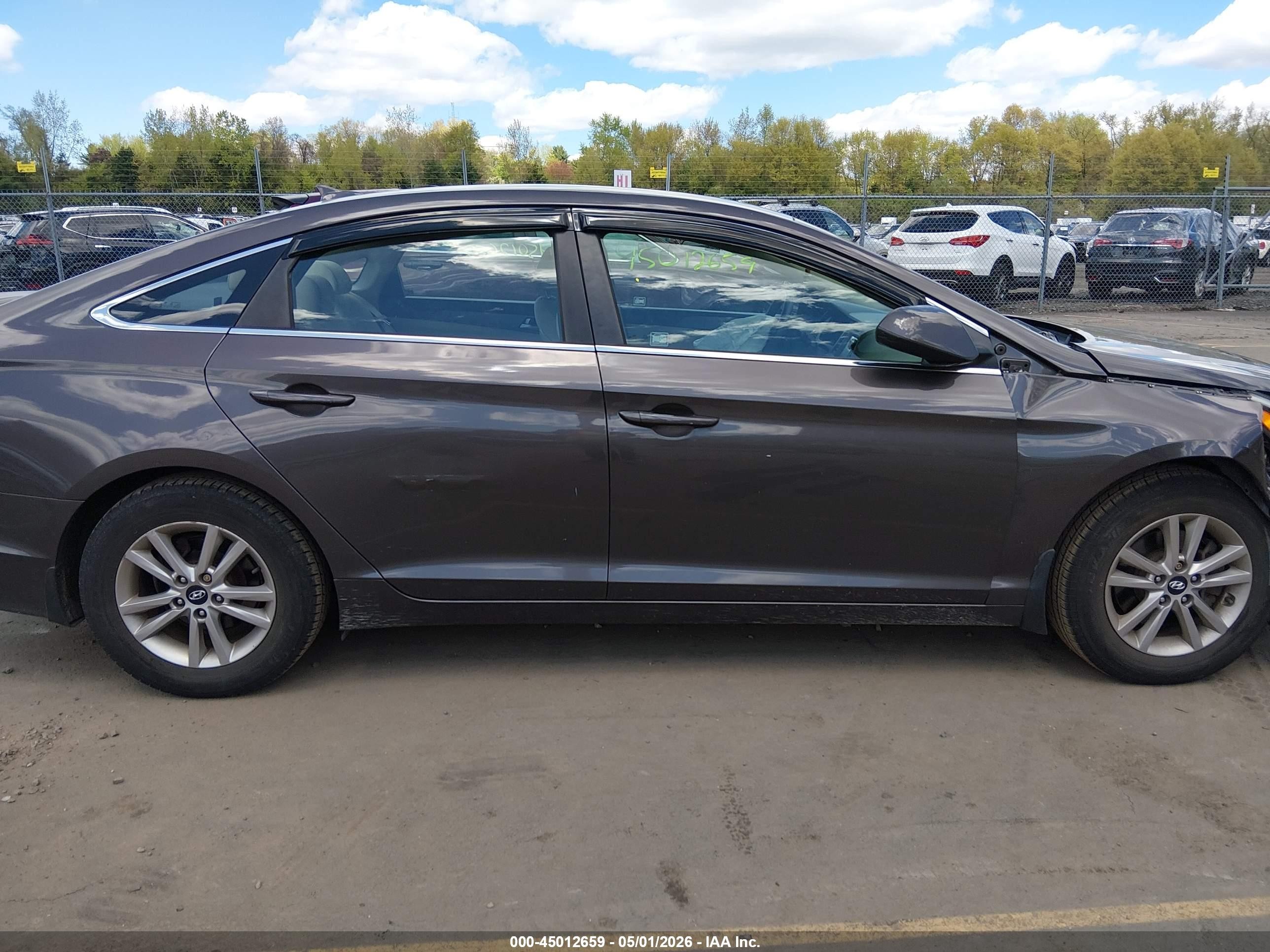 2017 Hyundai Sonata Se Brown vin: 5NPE24AF7HH438247