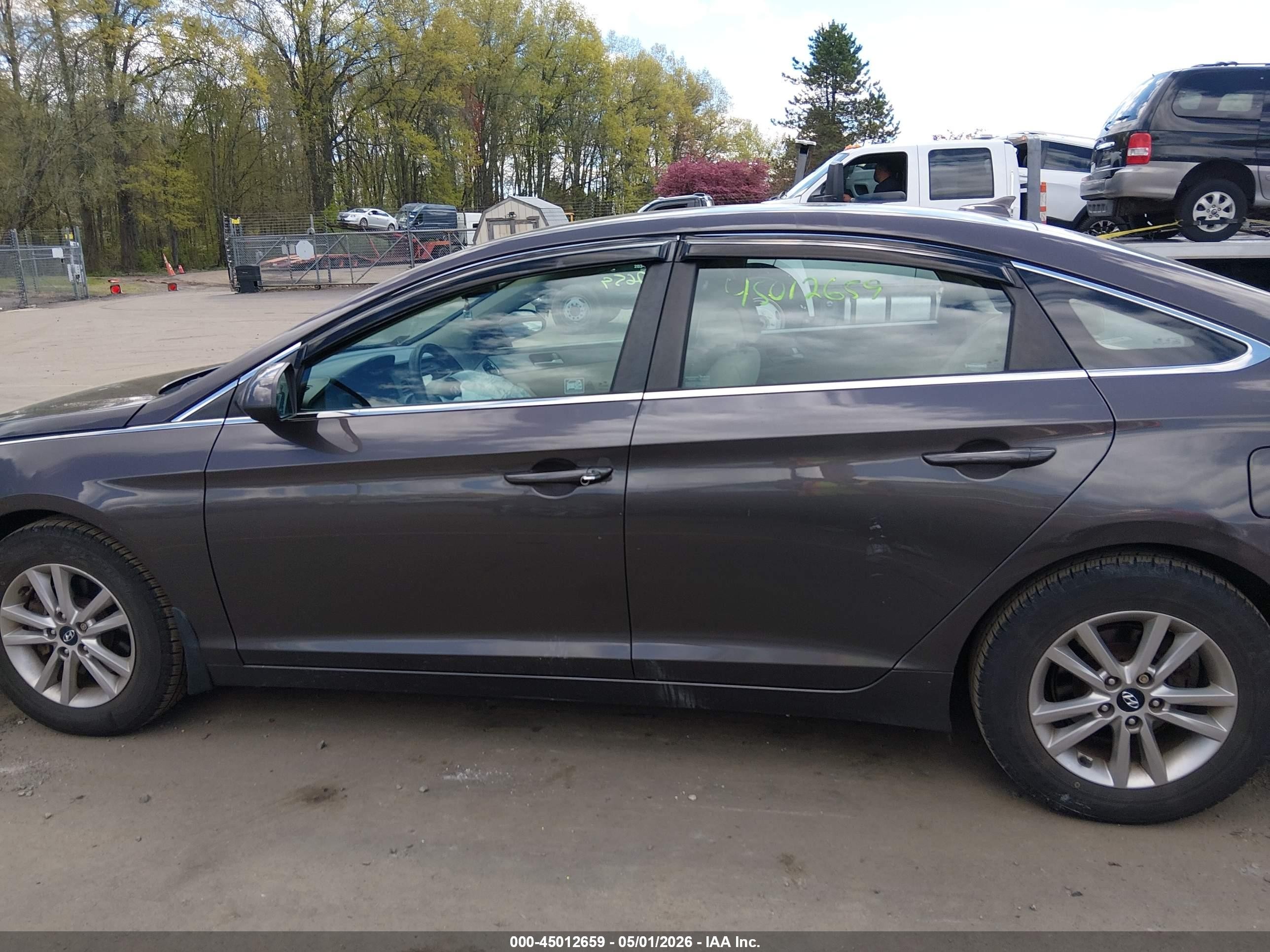 2017 Hyundai Sonata Se Brown vin: 5NPE24AF7HH438247