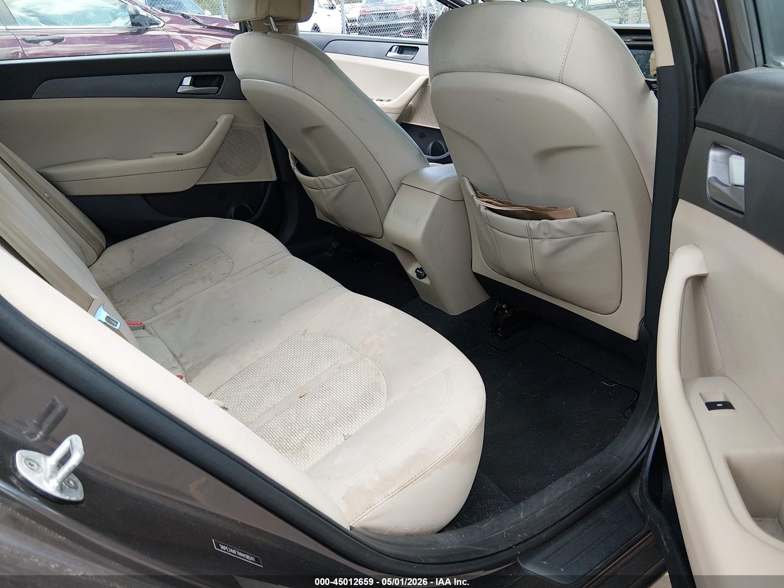 2017 Hyundai Sonata Se Brown vin: 5NPE24AF7HH438247