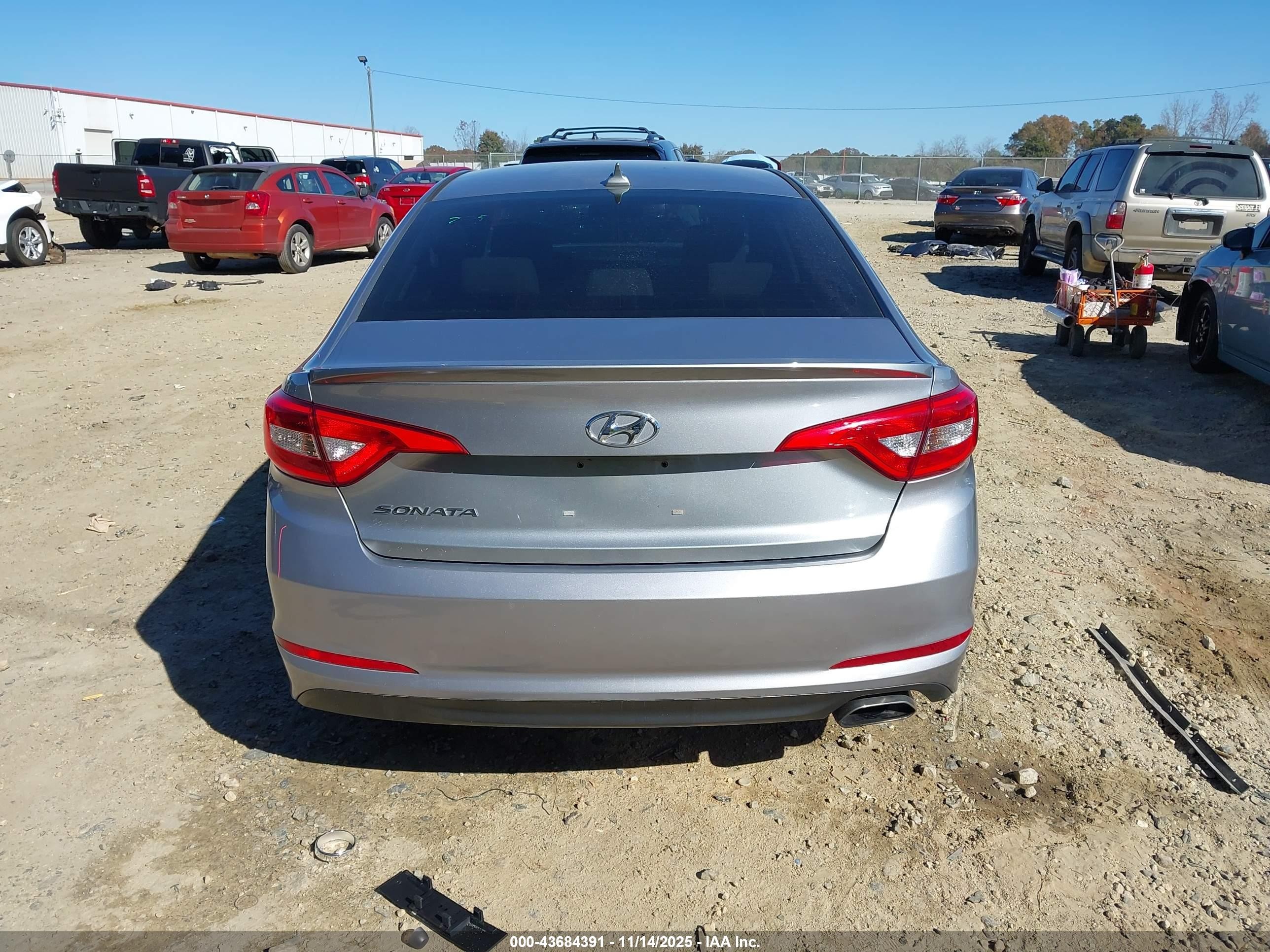 2017 Hyundai Sonata   Gray vin: 5NPE24AF7HH458157