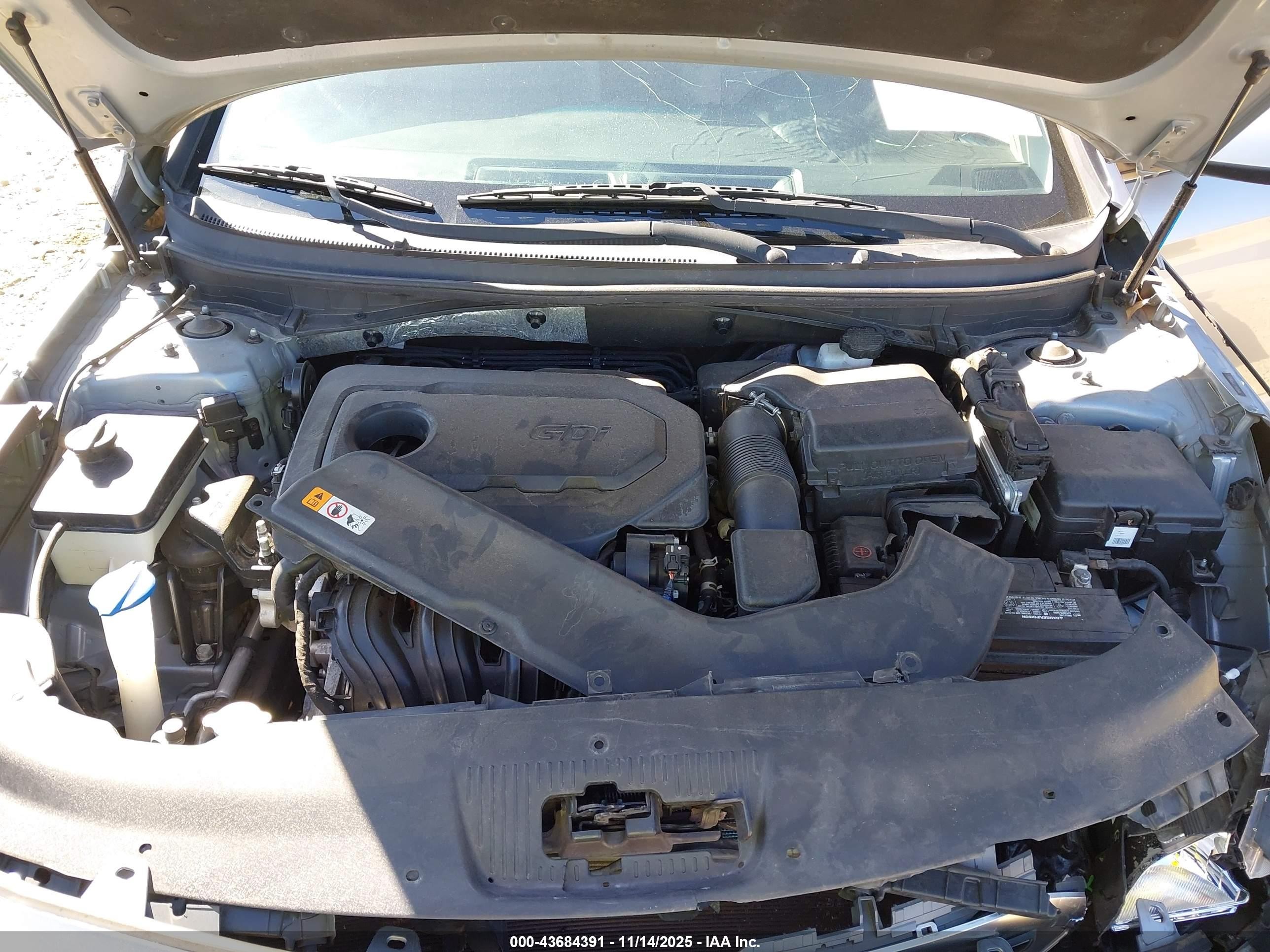 2017 Hyundai Sonata   Gray vin: 5NPE24AF7HH458157