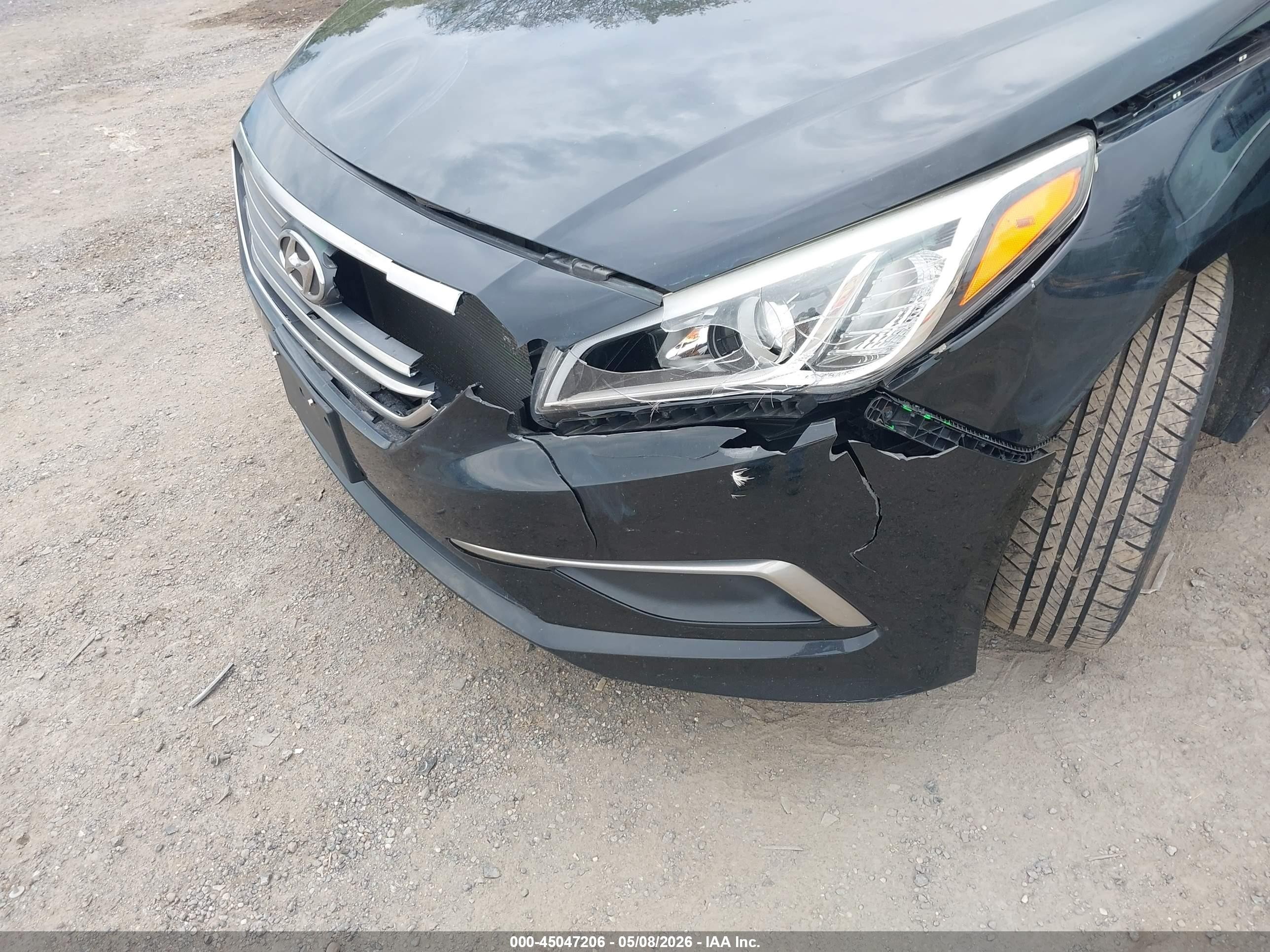 2017 Hyundai Sonata Se Black vin: 5NPE24AF7HH463195