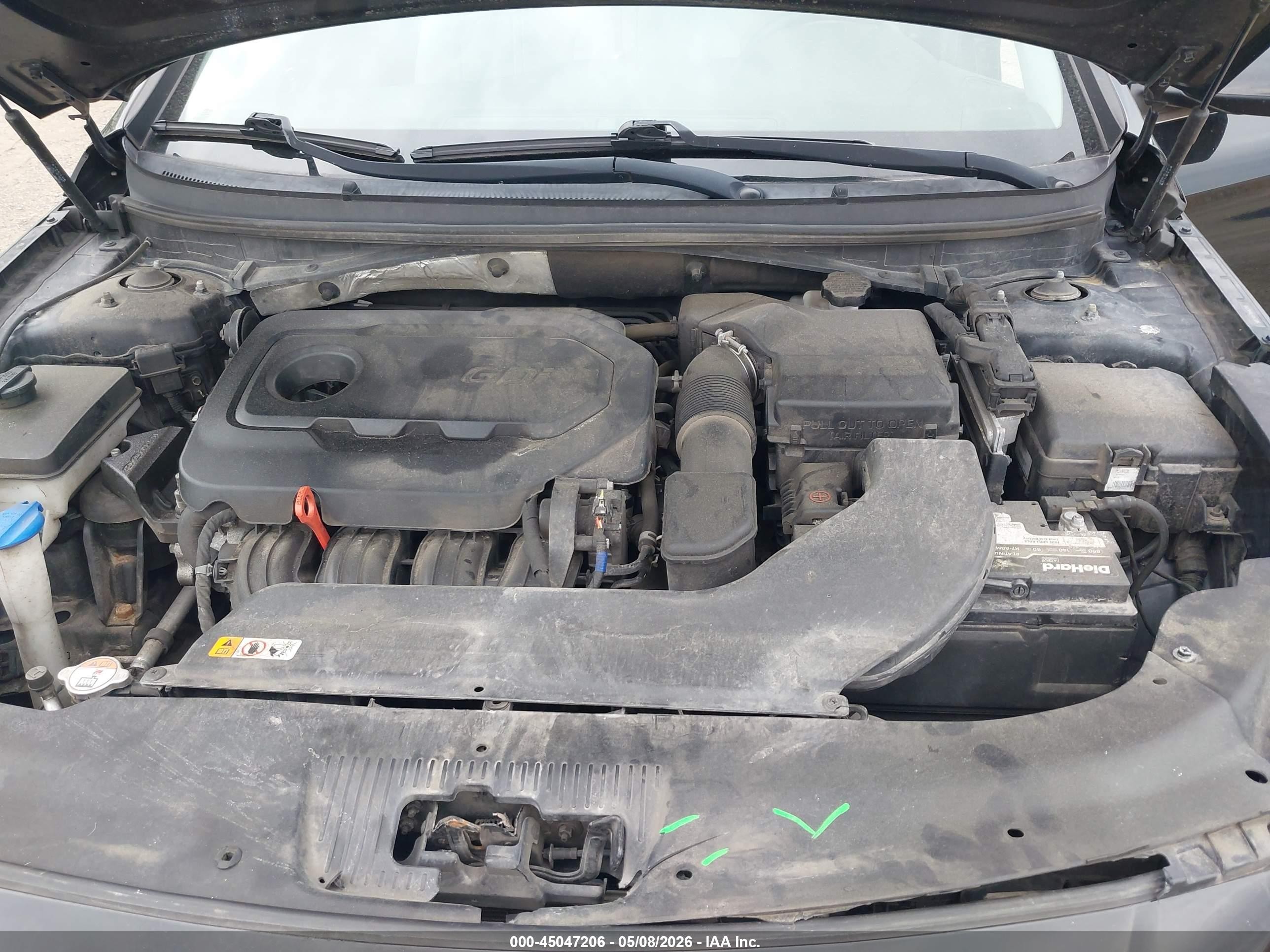 2017 Hyundai Sonata Se Black vin: 5NPE24AF7HH463195