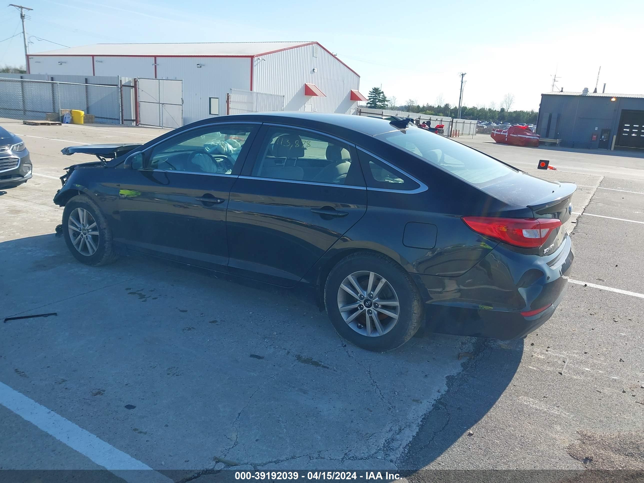 2017 Hyundai Sonata Black vin: 5NPE24AF7HH520527