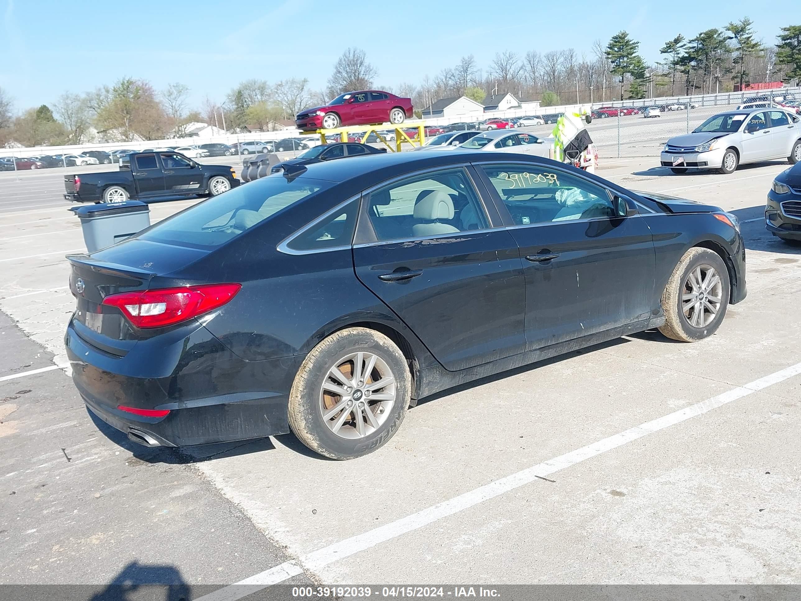 2017 Hyundai Sonata Black vin: 5NPE24AF7HH520527