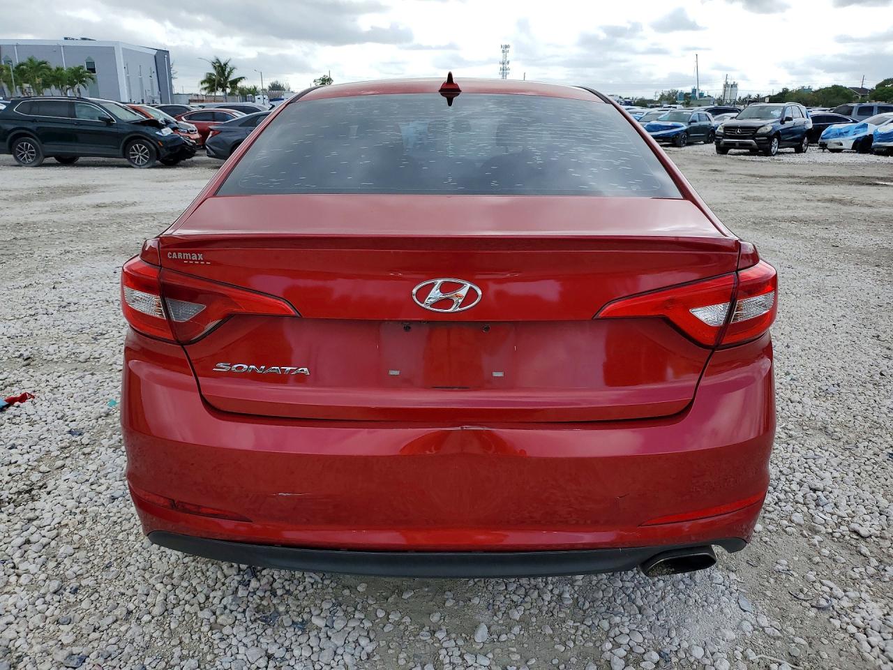 2017 Hyundai Sonata Se Red vin: 5NPE24AF7HH550076