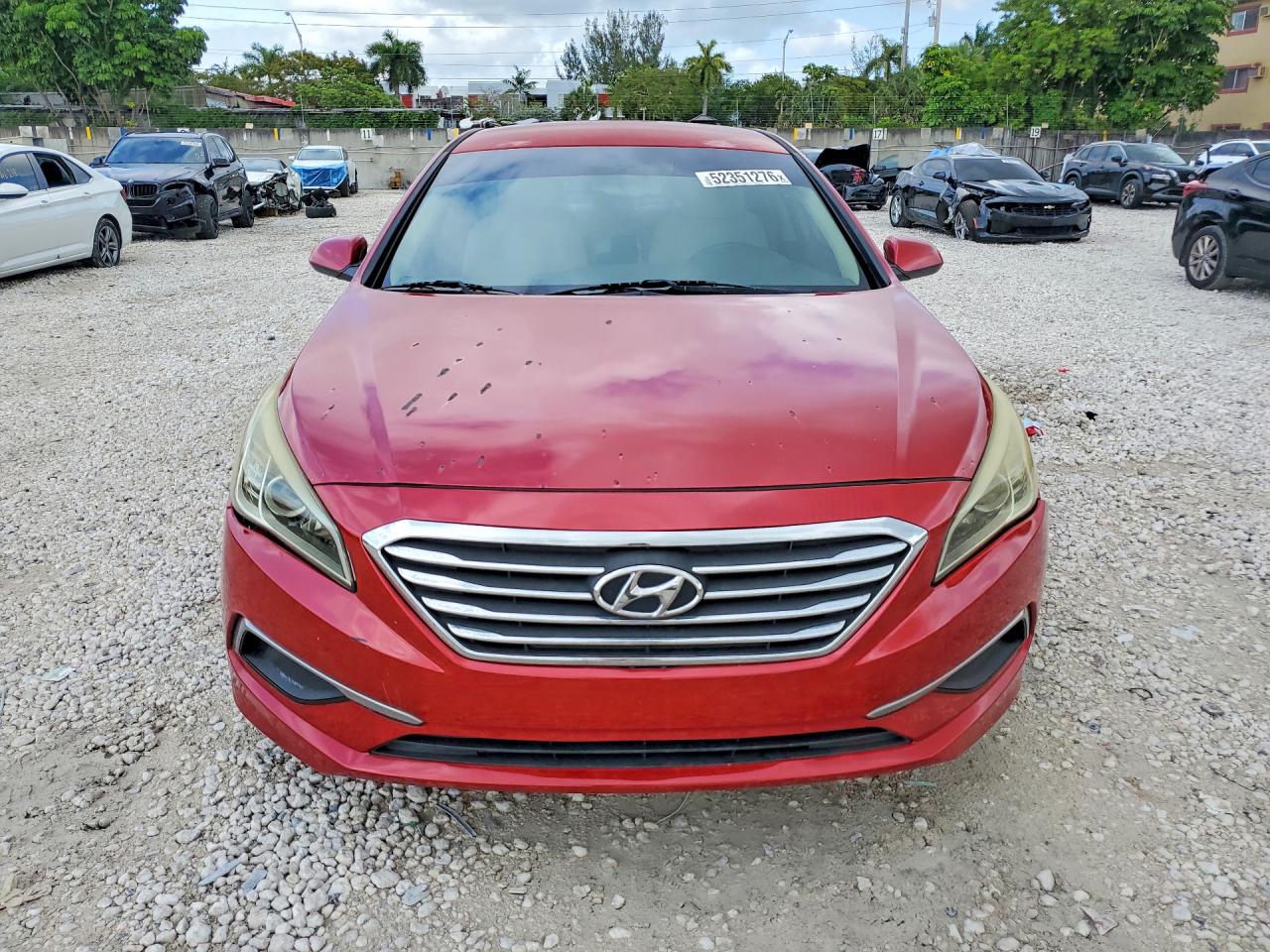 2017 Hyundai Sonata Se Red vin: 5NPE24AF7HH550076