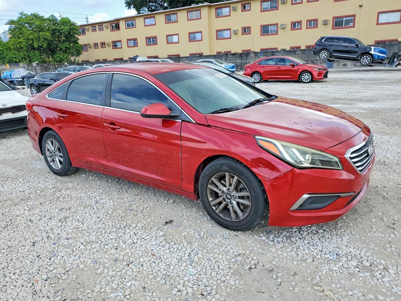 2017 Hyundai Sonata Se Red vin: 5NPE24AF7HH550076