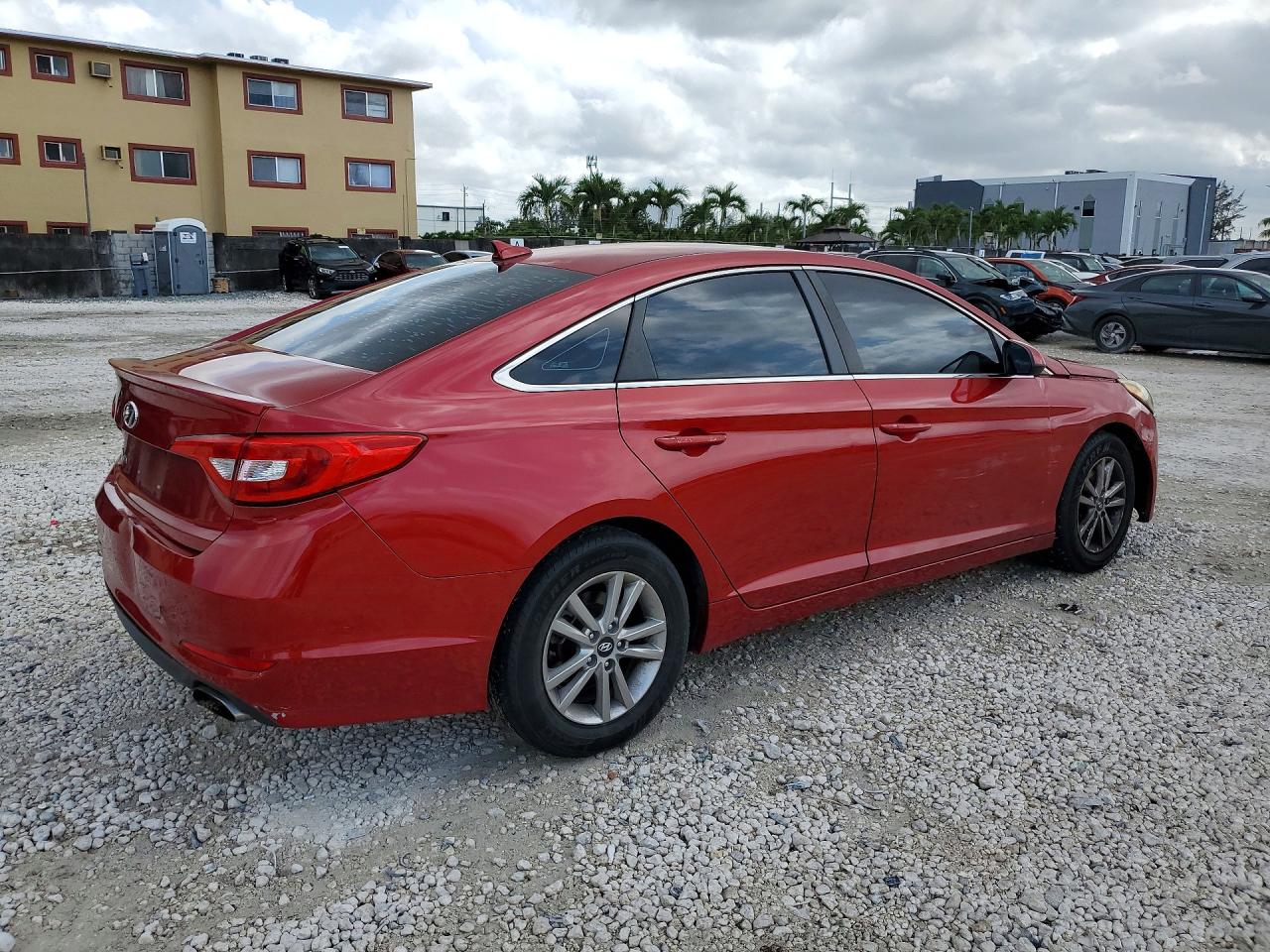 2017 Hyundai Sonata Se Red vin: 5NPE24AF7HH550076
