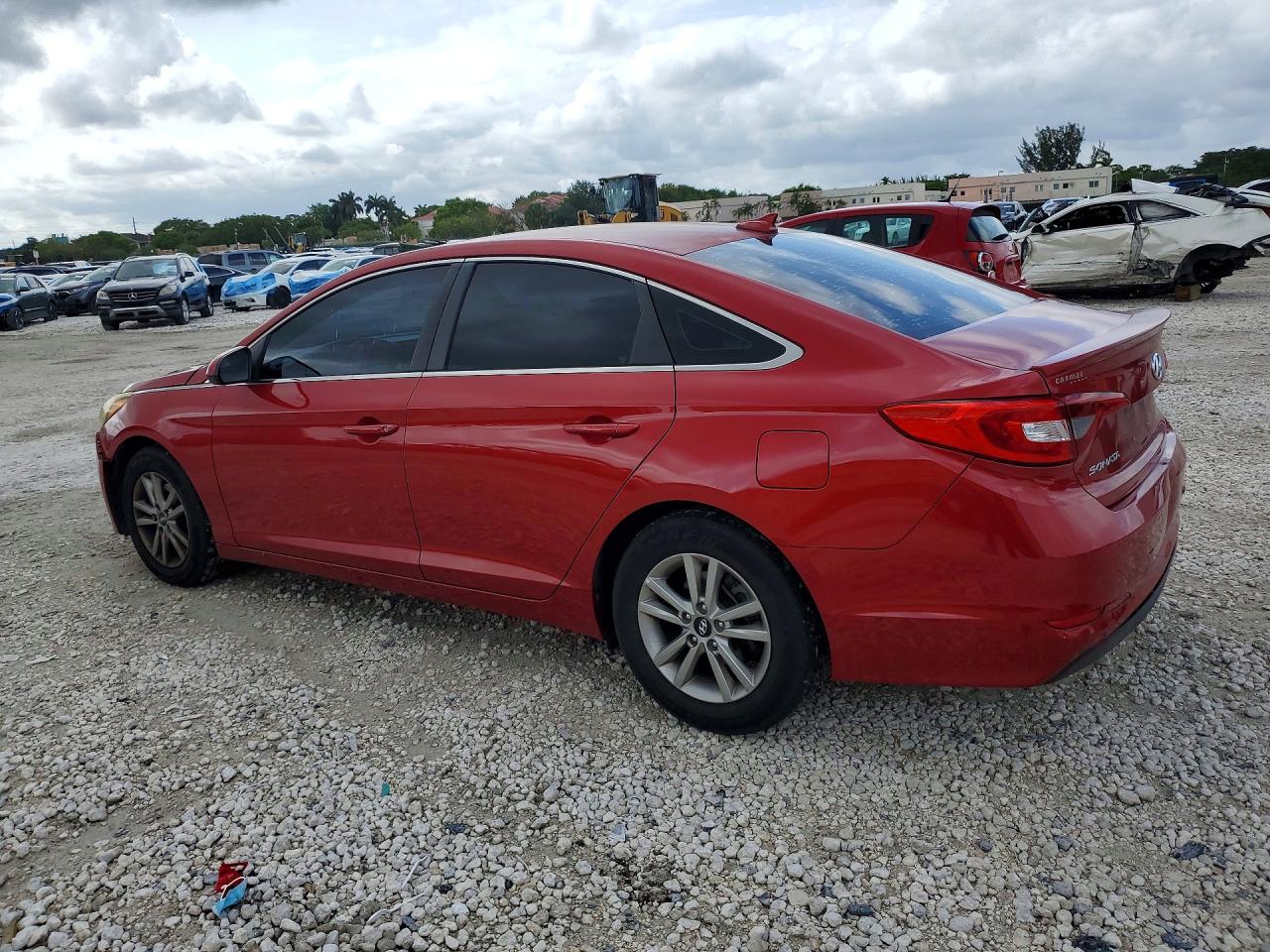 2017 Hyundai Sonata Se Red vin: 5NPE24AF7HH550076