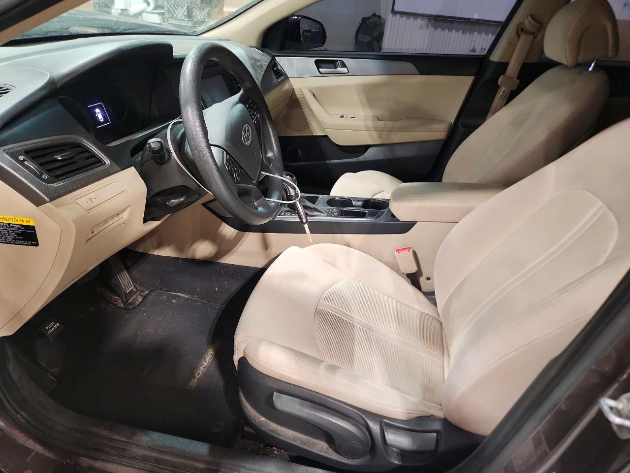2017 Hyundai Sonata Se Brown vin: 5NPE24AF7HH567265