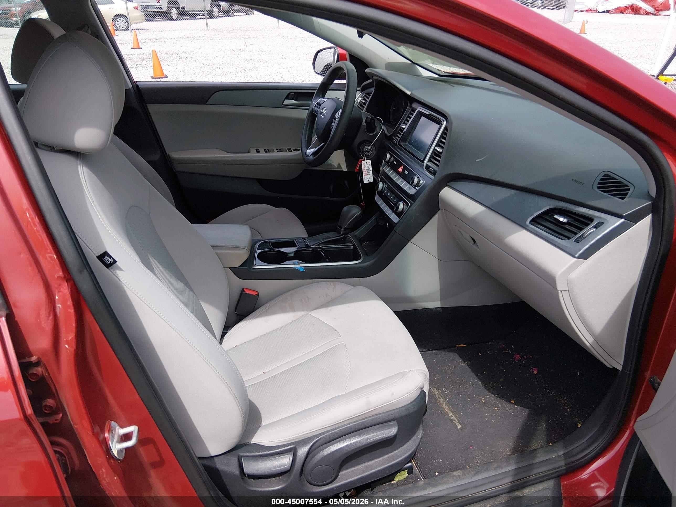 2018 Hyundai Sonata Se Темно-бордовый vin: 5NPE24AF7JH617622