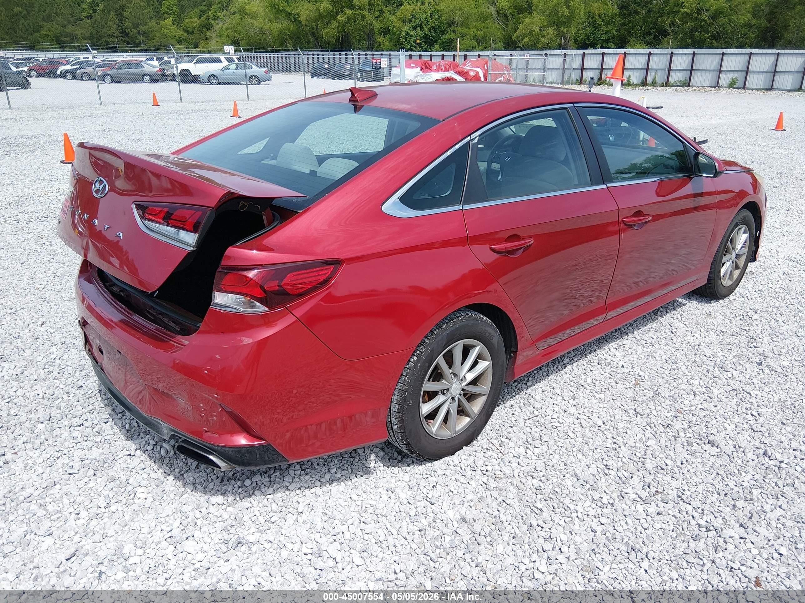 2018 Hyundai Sonata Se Темно-бордовый vin: 5NPE24AF7JH617622
