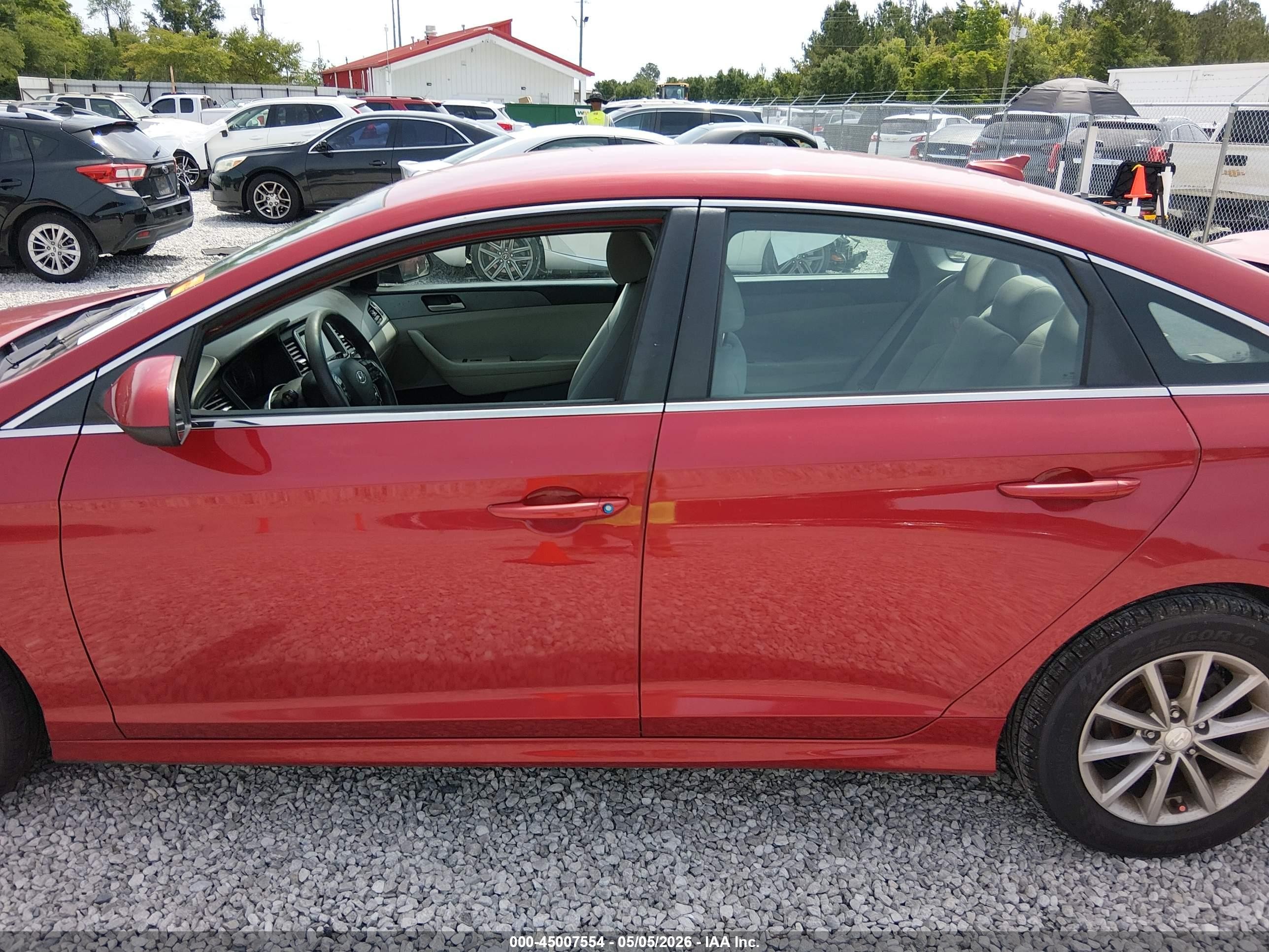 2018 Hyundai Sonata Se Темно-бордовый vin: 5NPE24AF7JH617622