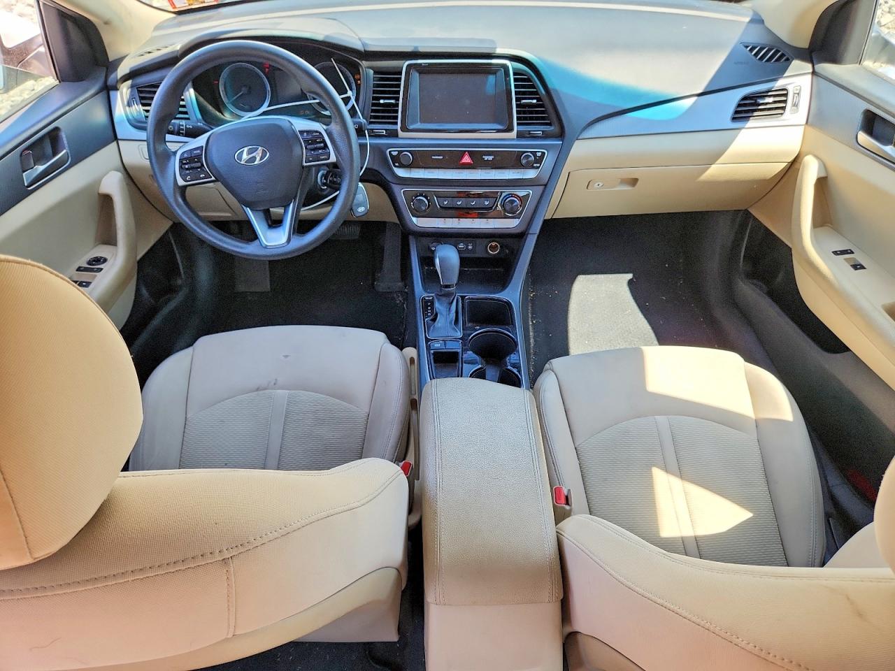2019 Hyundai Sonata Se White vin: 5NPE24AF7KH754447