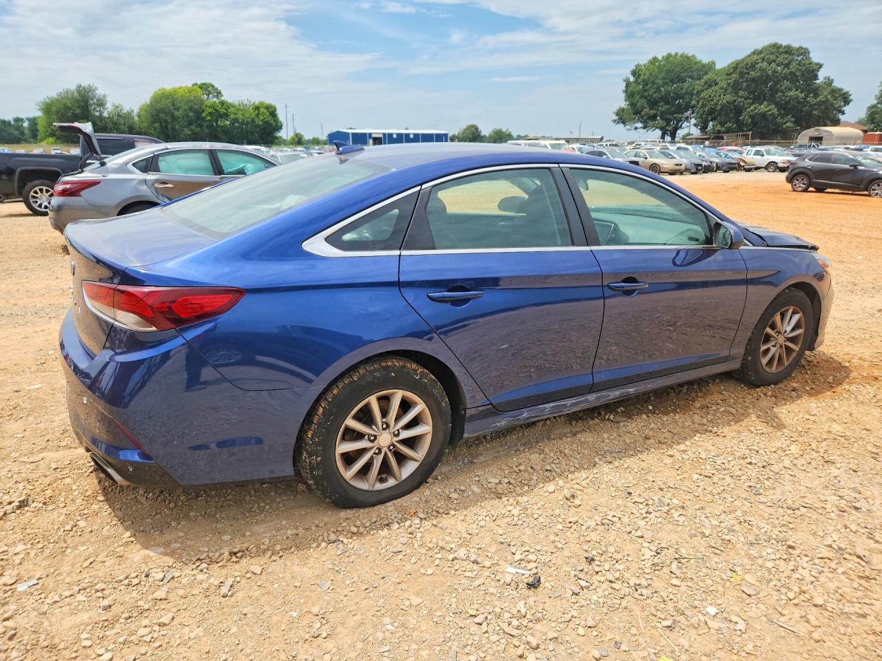 2019 Hyundai Sonata Blue vin: 5NPE24AF7KH772575