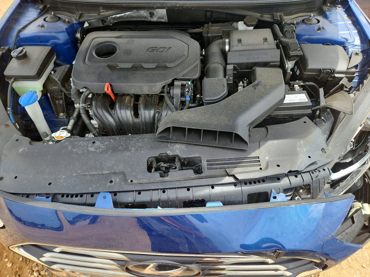 2019 Hyundai Sonata Blue vin: 5NPE24AF7KH772575